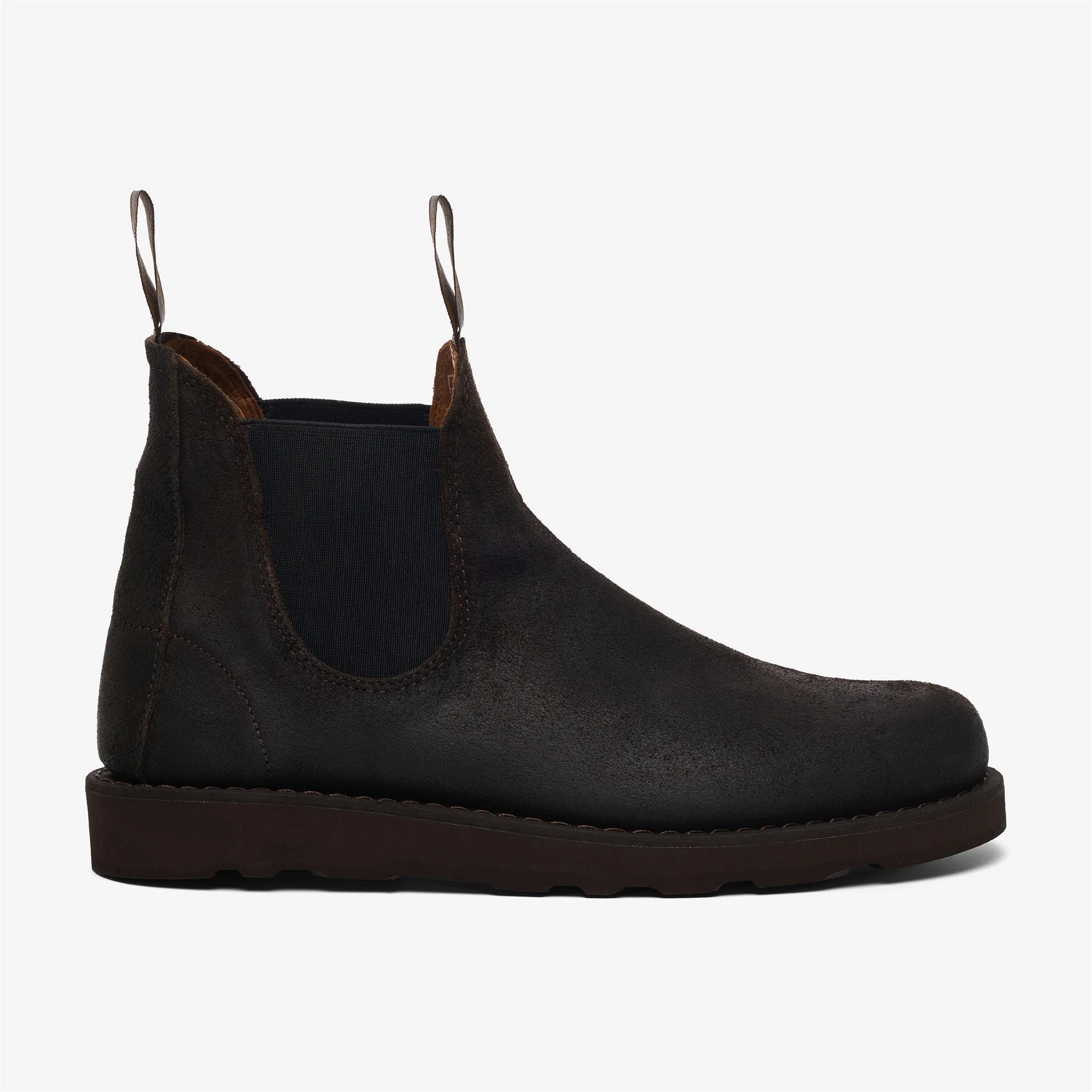 YANSA SUEDE - Ankle Boots - Mid Cut - Man - Dk Brown-Brown Seal
