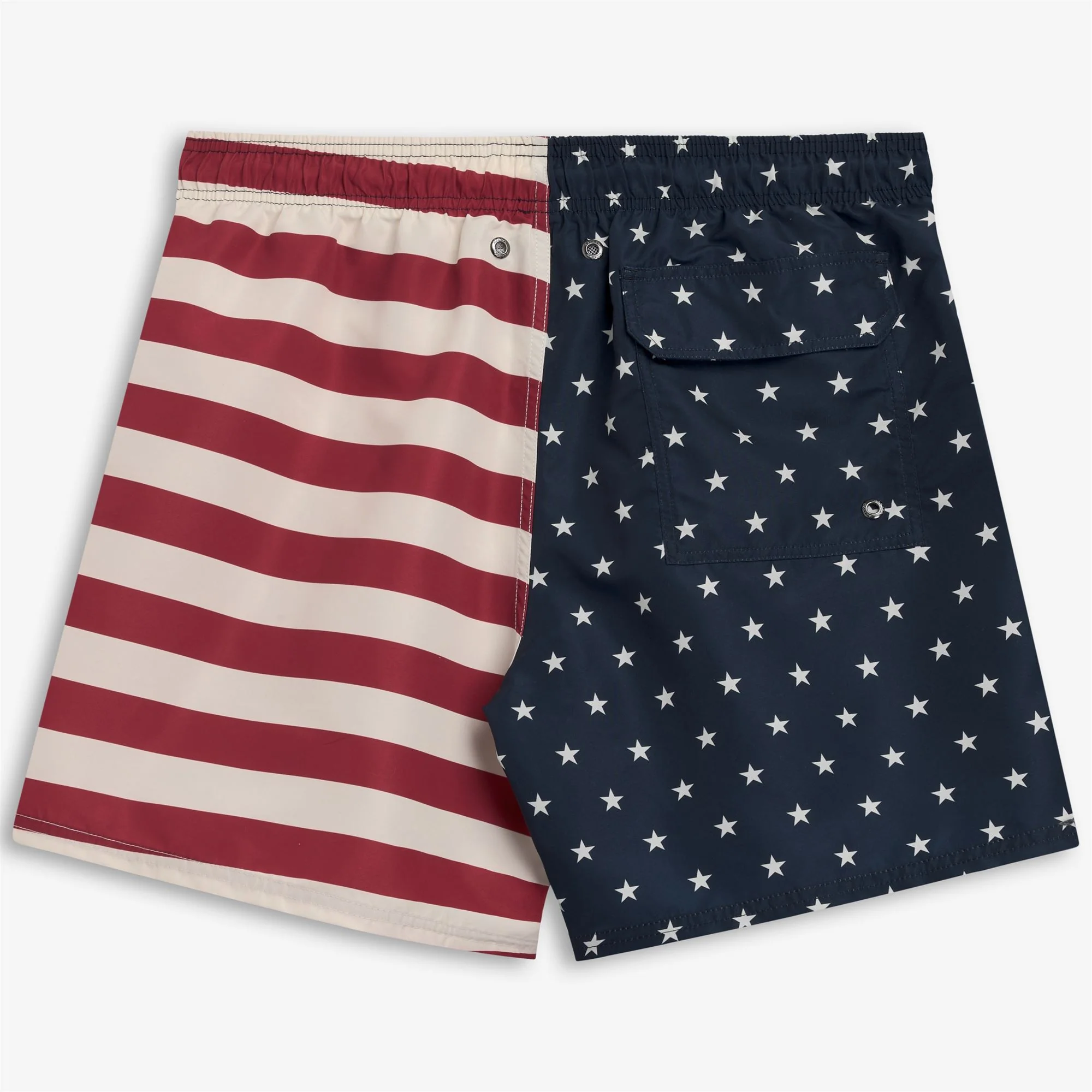 BEND USA FLAG - Bathing Suits - Swimming Trunks - Man - RED-BLUE-OFF WHITE USA FLAG - Image 2