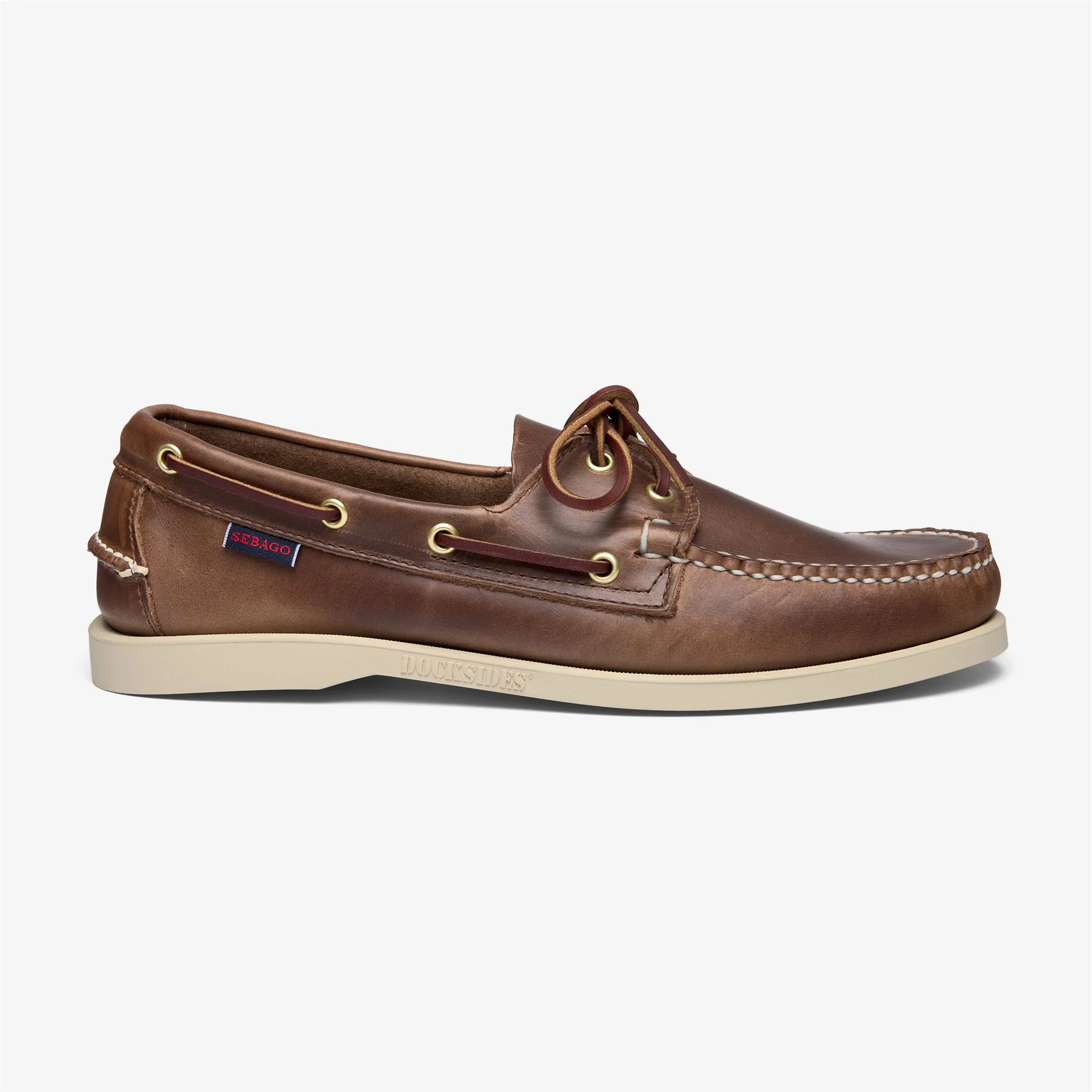 DOCKSIDES CRAZY HORSE MADE IN USA - Docksides - Mocassin - Man - Brown Tan