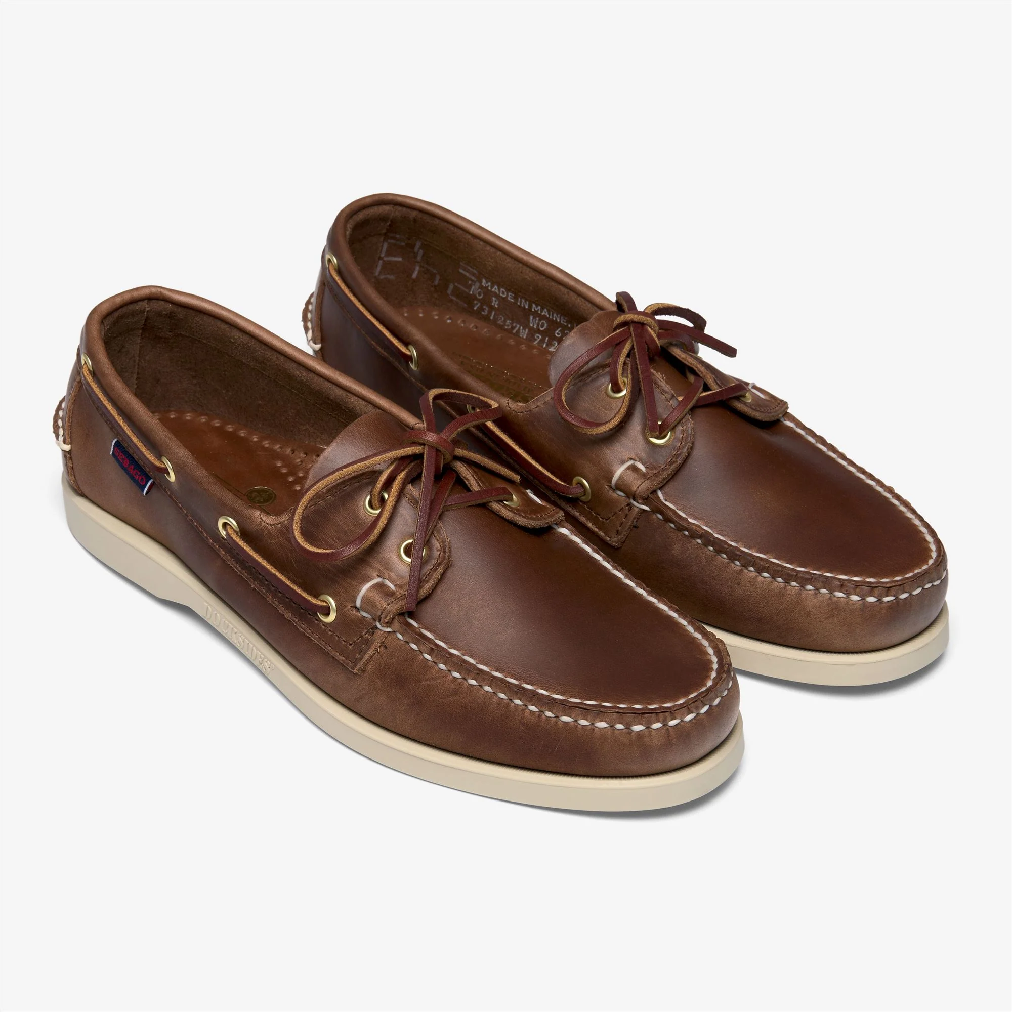 DOCKSIDES CRAZY HORSE MADE IN USA - Docksides - Mocassin - Man - Brown Tan - Image 2