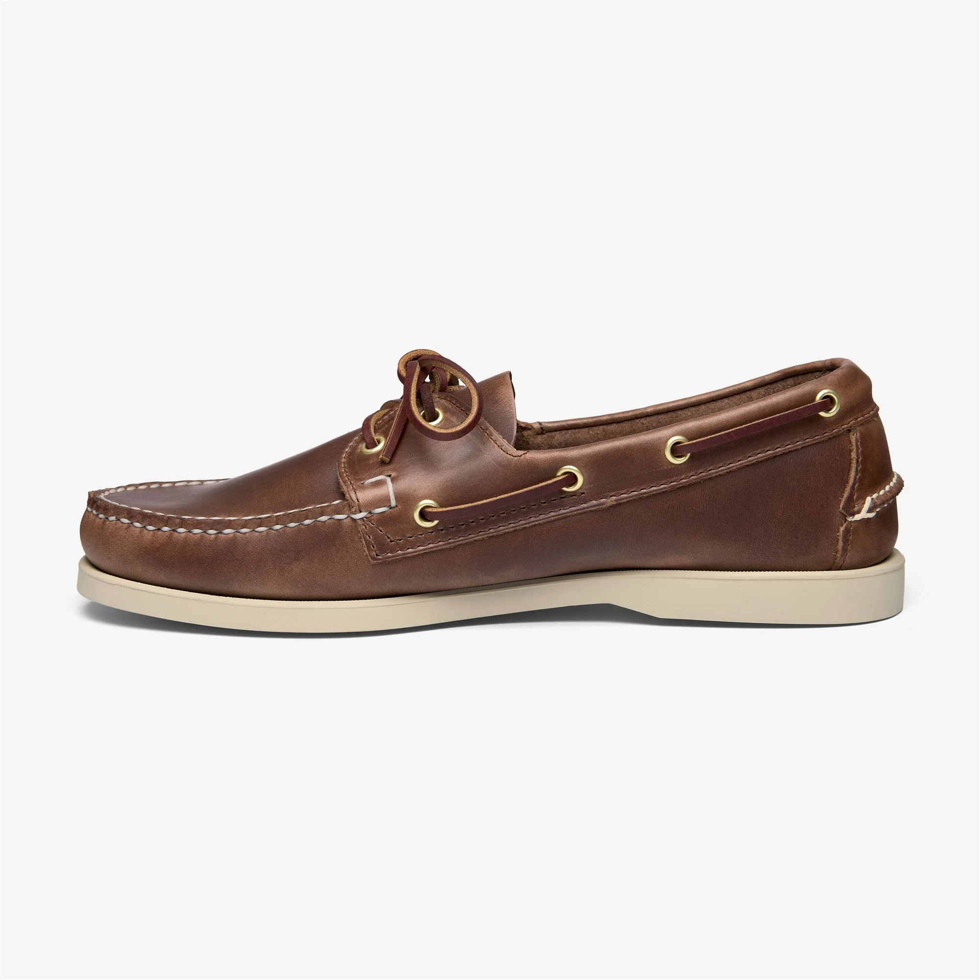 DOCKSIDES CRAZY HORSE MADE IN USA - Docksides - Mocassin - Man - Brown Tan - Image 3