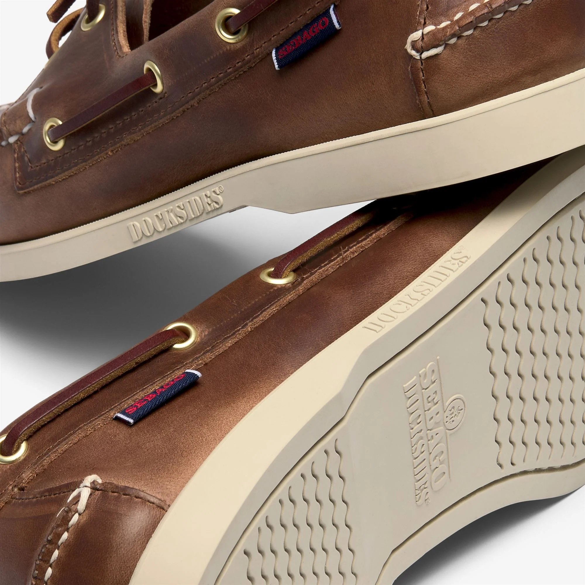 DOCKSIDES CRAZY HORSE MADE IN USA - Docksides - Mocassin - Man - Brown Tan - Image 5