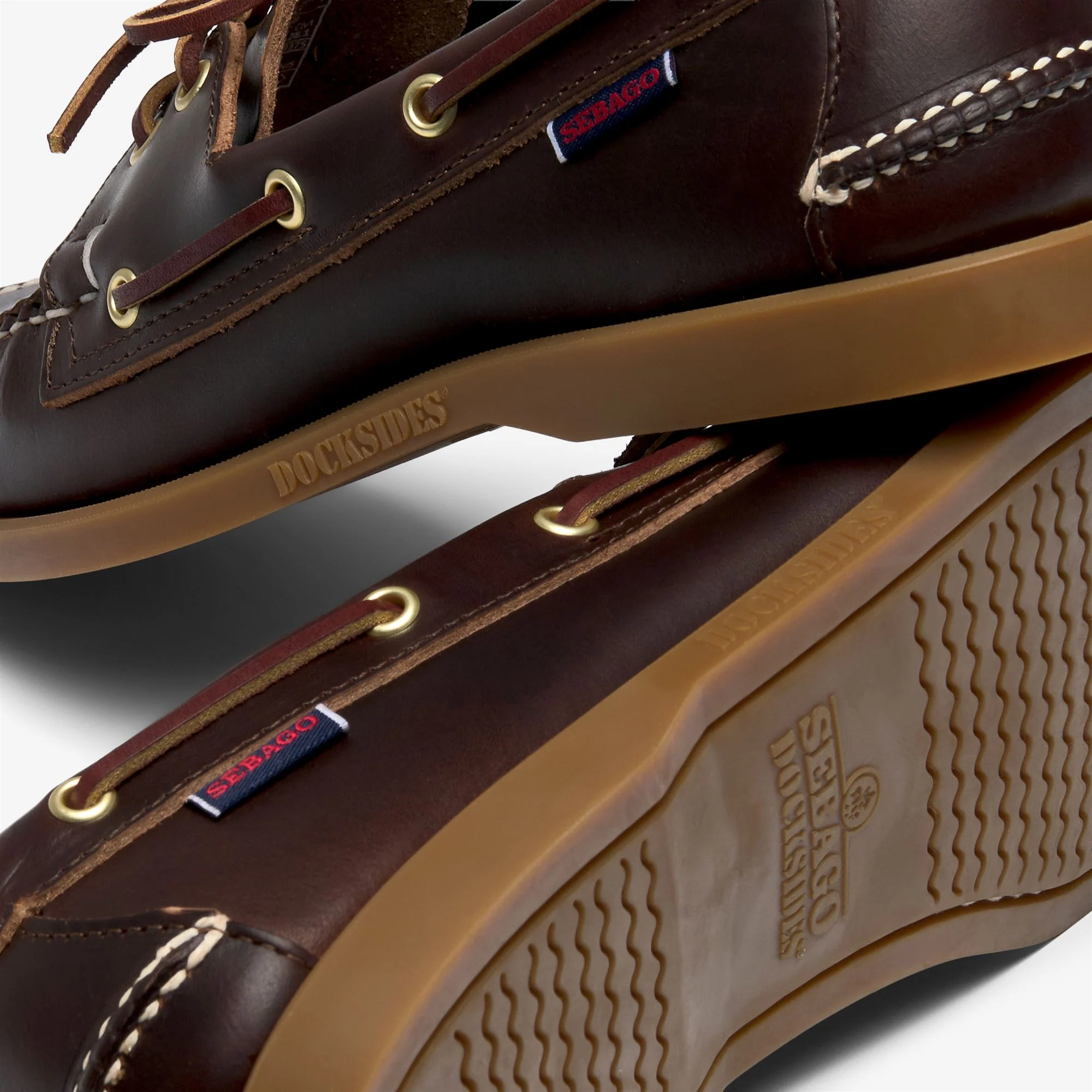 DOCKSIDES MADE IN USA - Docksides - Mocassin - Man - Brown-Gum-Brown-Brown Dk Ocra - Image 5