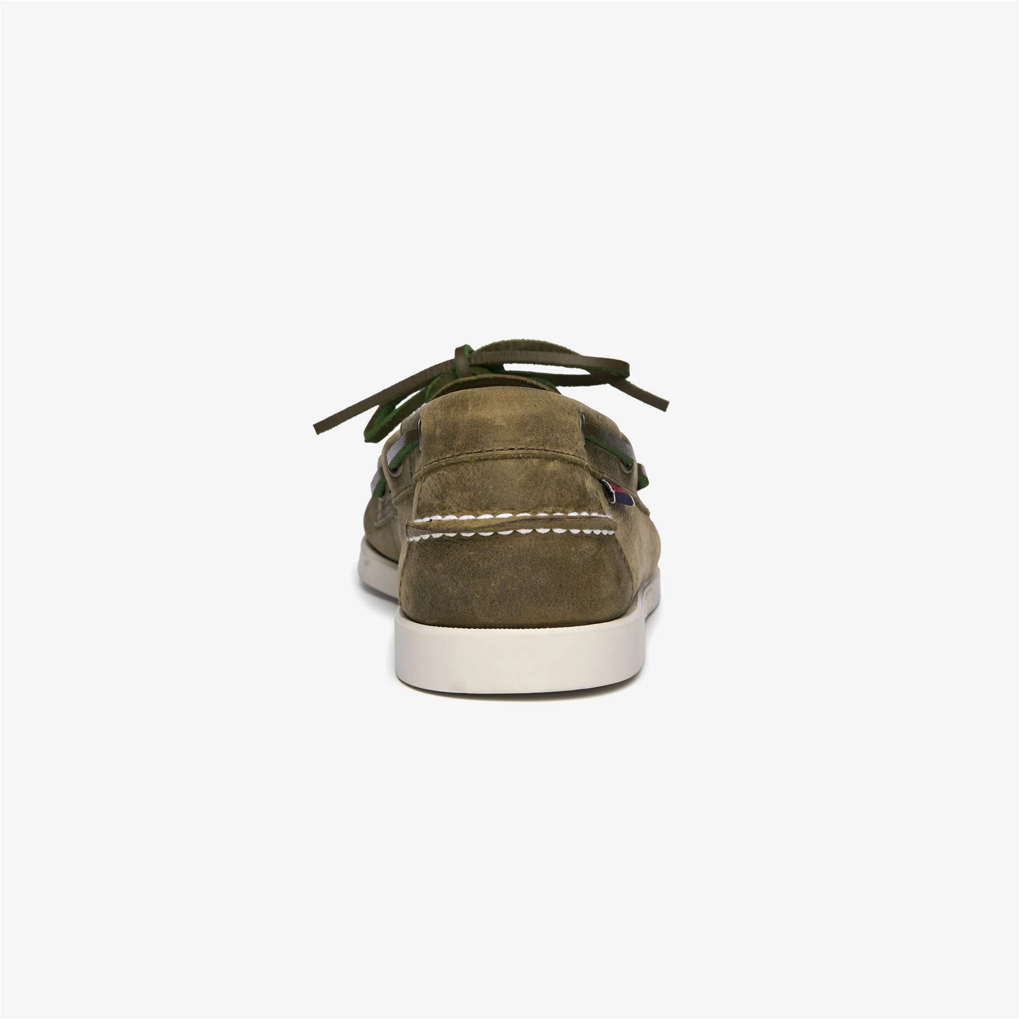 DOCKSIDES PORTLAND CRAZY H - Docksides - Mocassin - Man - Green Military-Brown Oliva - Image 5