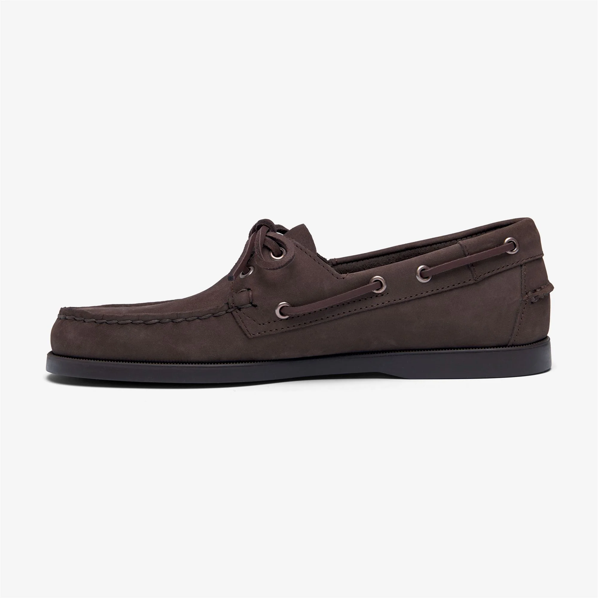 DOCKSIDES PORTLAND NUBUCK - Docksides - Mocassin - Man - Total brown chocolate - Image 3
