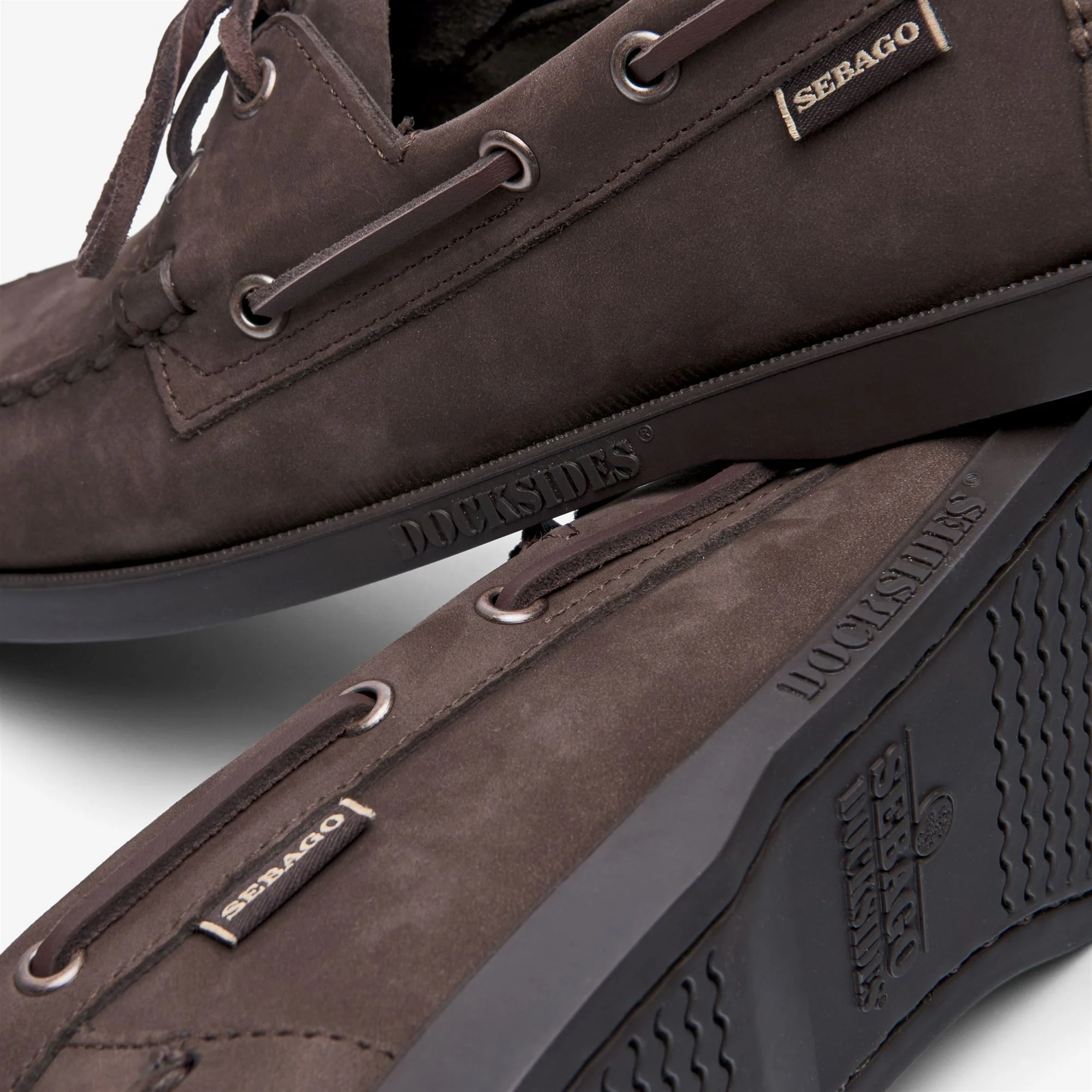 DOCKSIDES PORTLAND NUBUCK - Docksides - Mocassin - Man - Total brown chocolate - Image 5