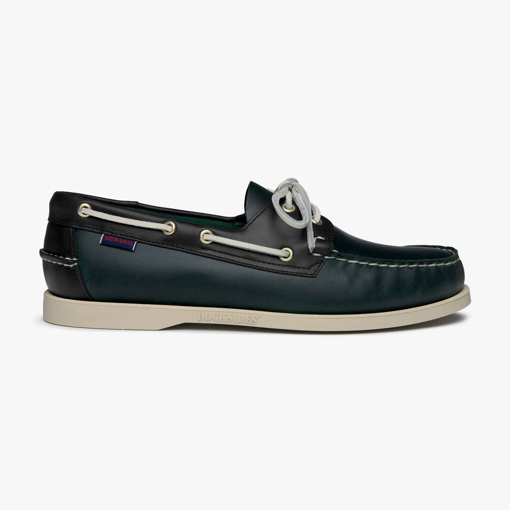 DOCKSIDES PORTLAND WAXED - Docksides - Mocassin - Man - Green Forest-Blue Navy