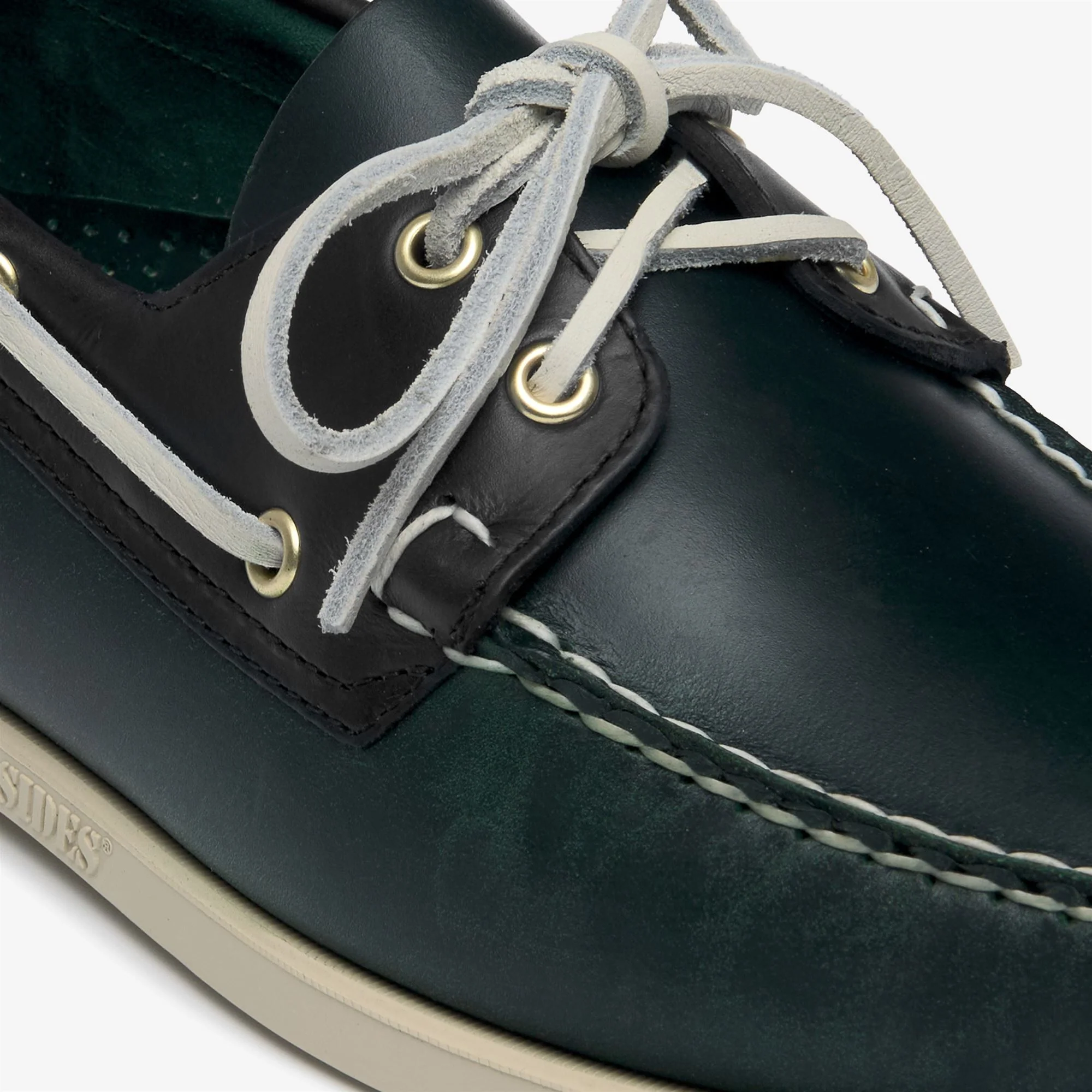 DOCKSIDES PORTLAND WAXED - Docksides - Mocassin - Man - Green Forest-Blue Navy - Image 6