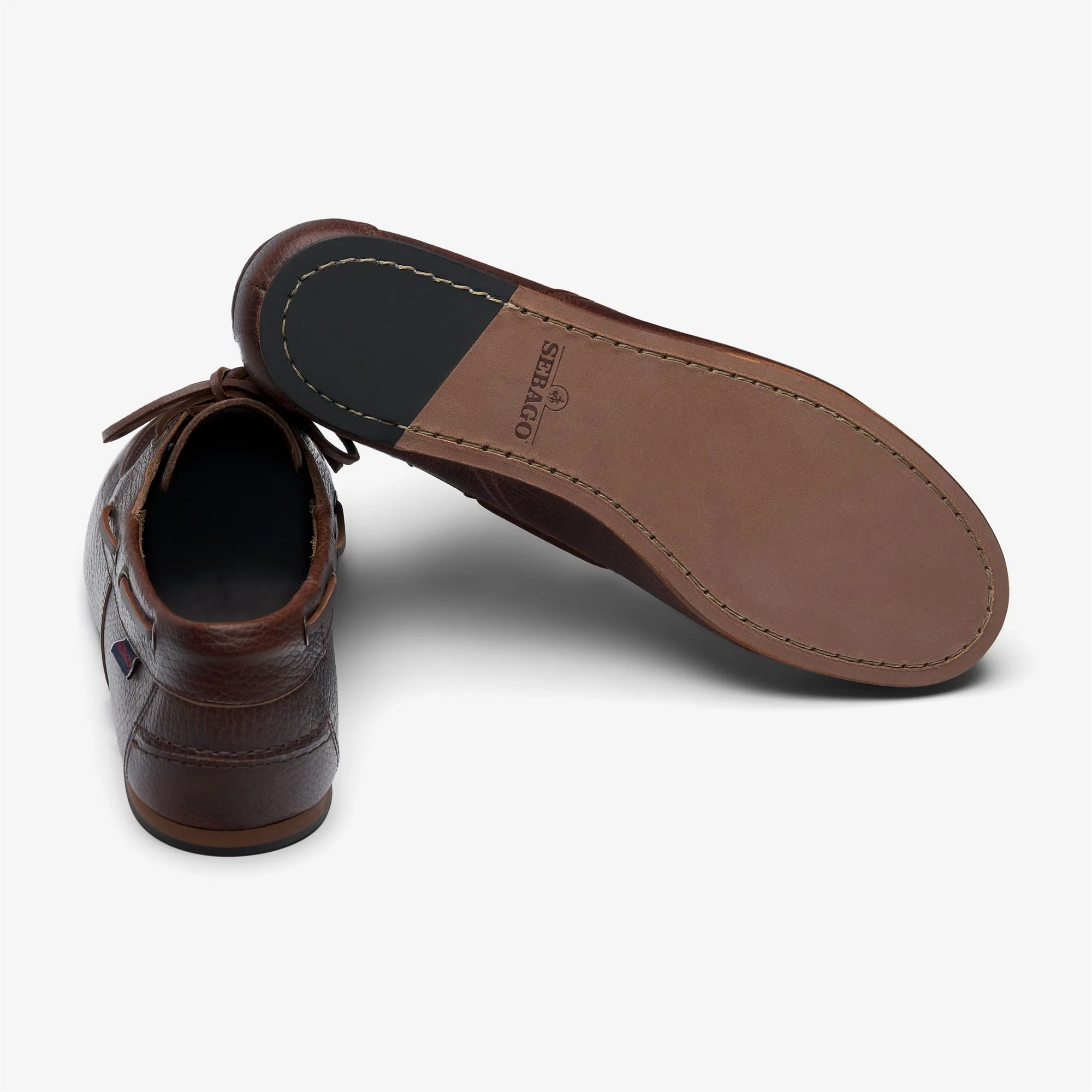OWEN TUMBLED - Docksides - Mocassin - Man - Brown - Image 4