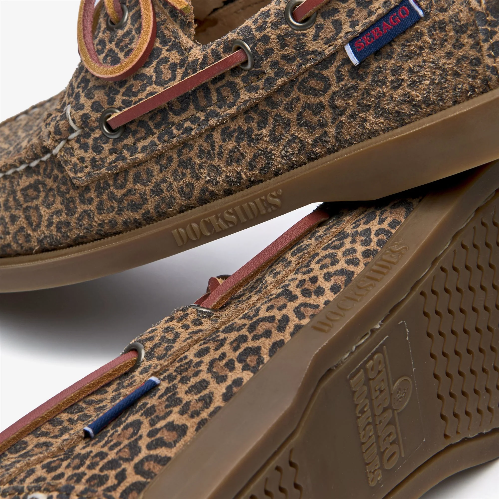 PORTLAND FLESH OUT PRINT - Docksides - Mocassin - Man - Brown-Leopard-Gum - Image 5
