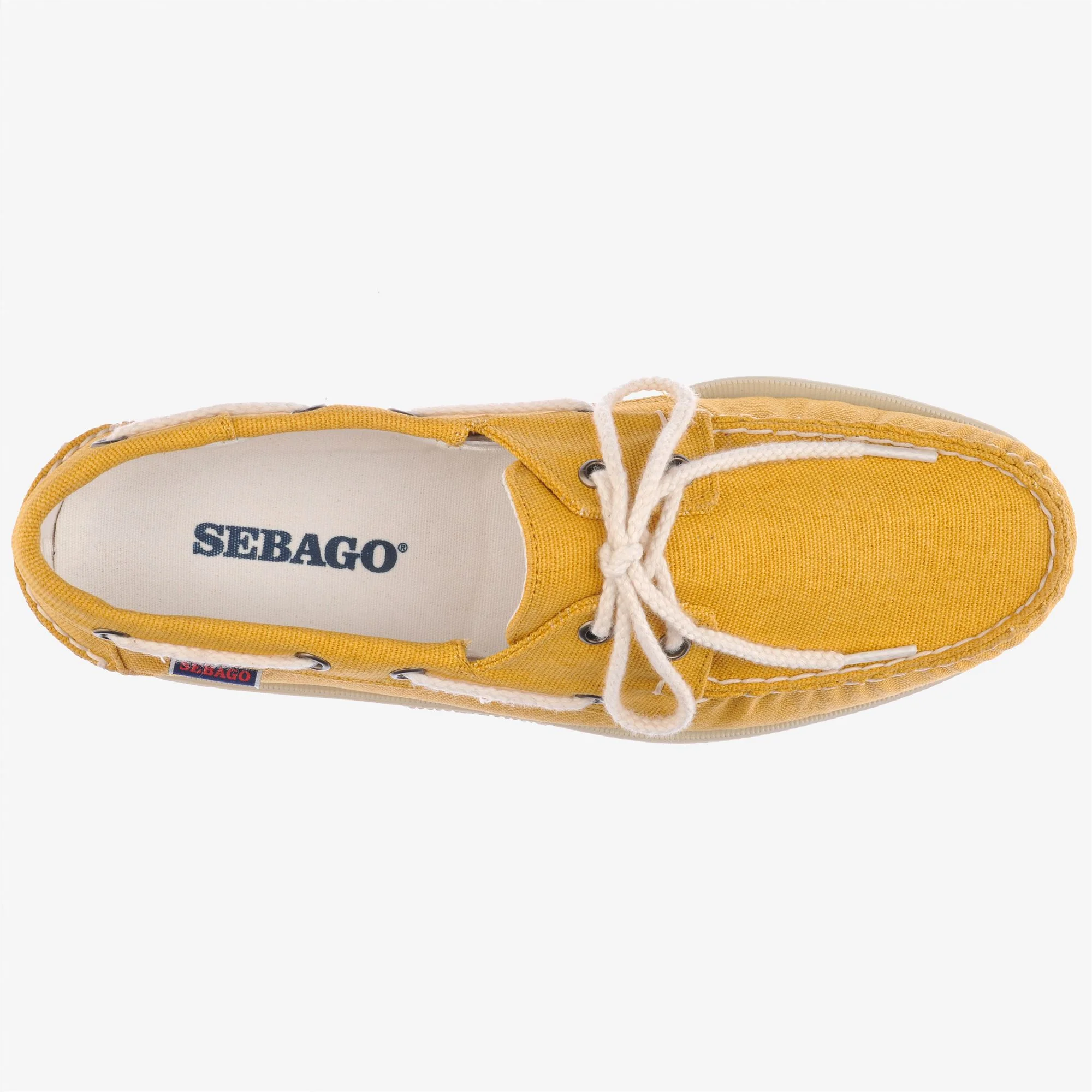 PORTLAND WASHED CANVAS - Docksides - Mocassin - Man - Yellow Mustard - Image 4