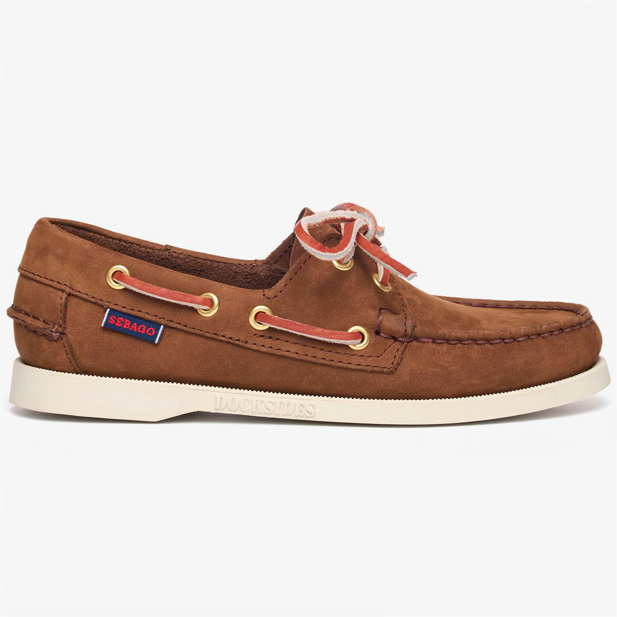 DOCKSIDES PORTLAND NUBUCK WOMAN - Docksides - Mocassin - Woman - Brown Dk-Yellow Gold-Brown Seal-Yellow Cadmium