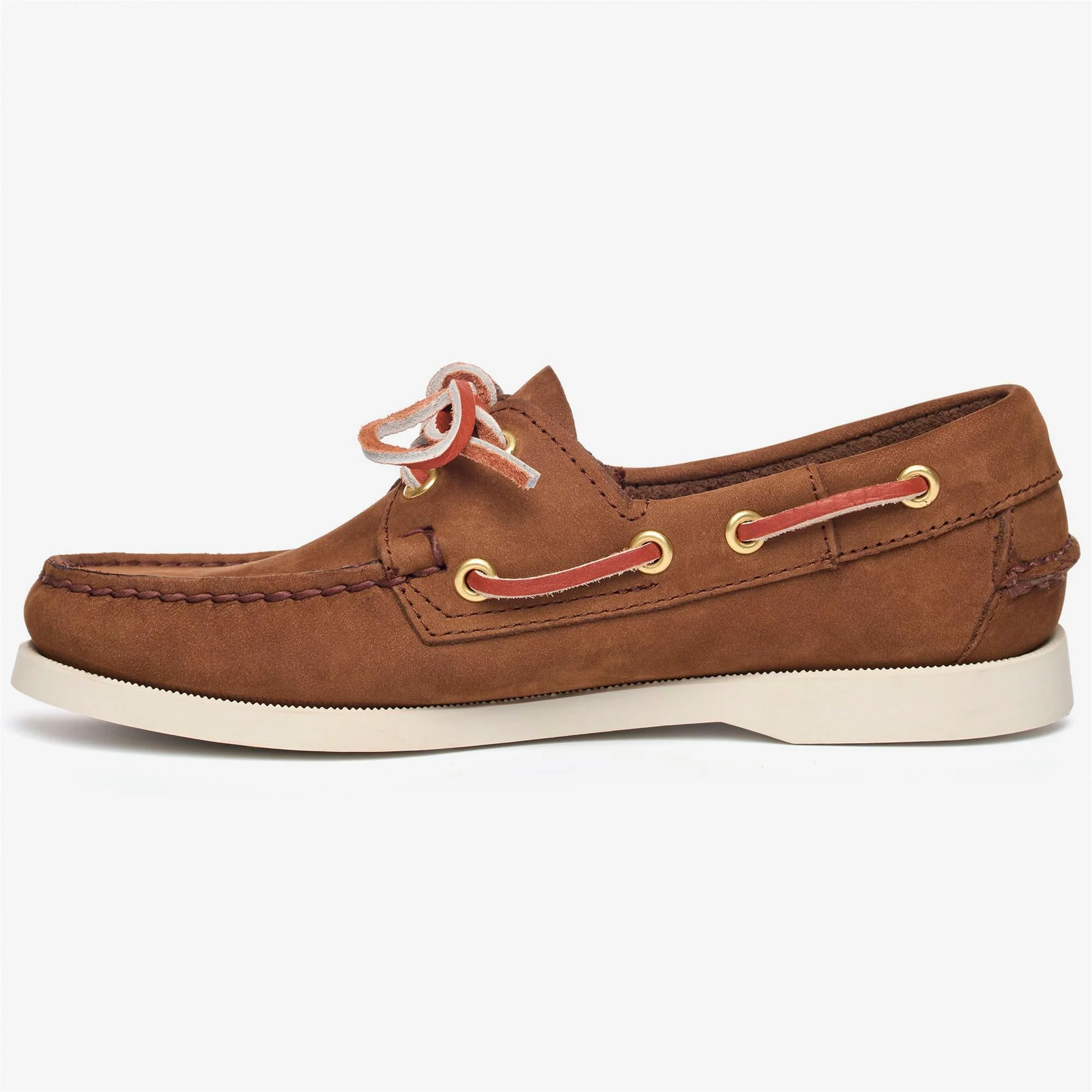 DOCKSIDES PORTLAND NUBUCK WOMAN - Docksides - Mocassin - Woman - Brown Dk-Yellow Gold-Brown Seal-Yellow Cadmium - Image 3