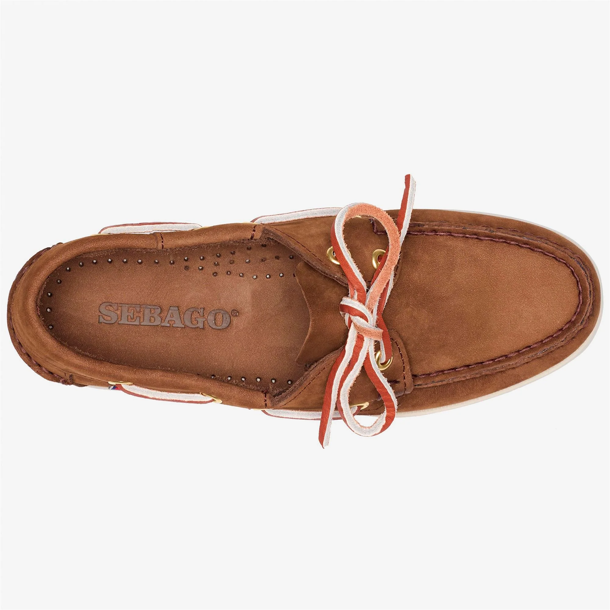 DOCKSIDES PORTLAND NUBUCK WOMAN - Docksides - Mocassin - Woman - Brown Dk-Yellow Gold-Brown Seal-Yellow Cadmium - Image 4