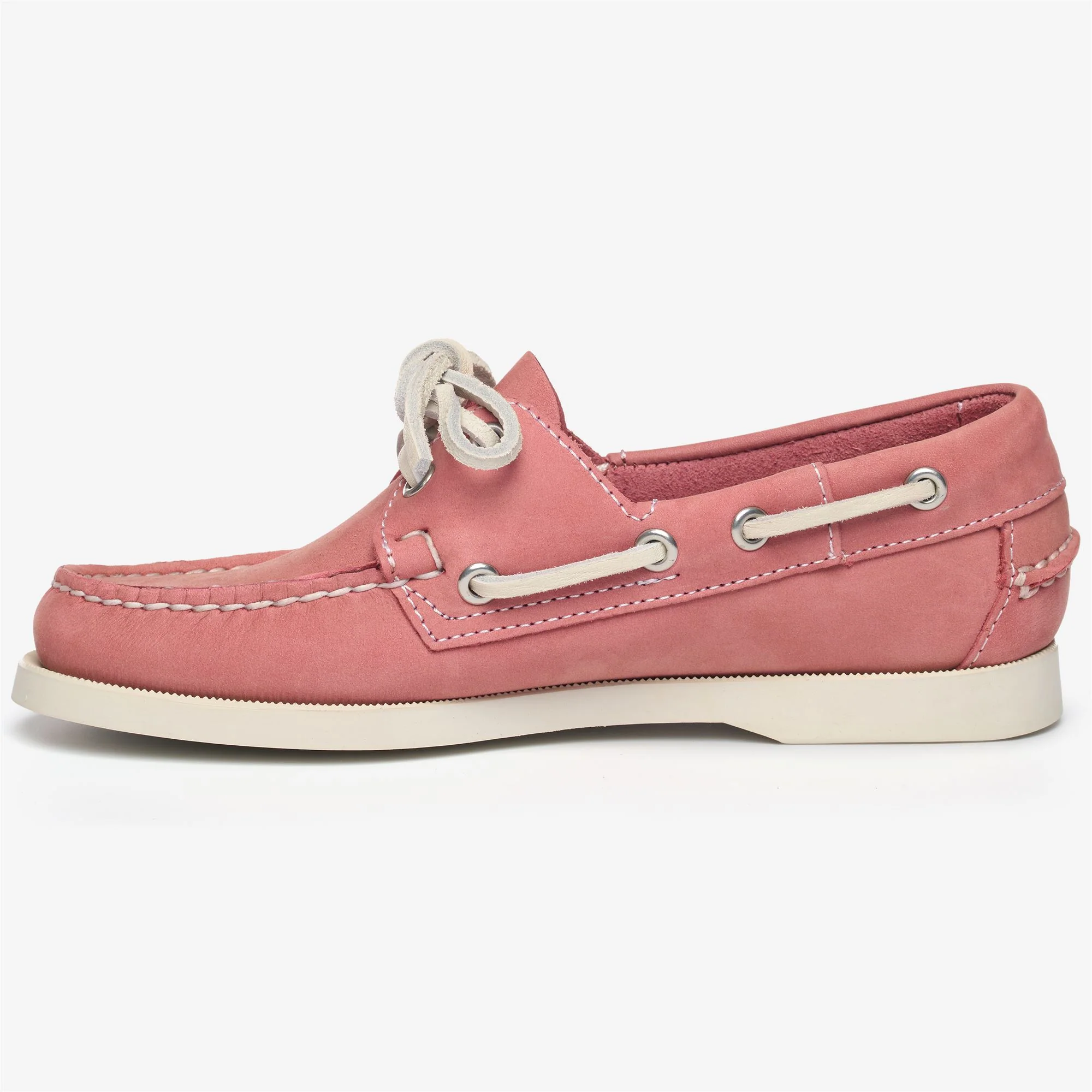 DOCKSIDES PORTLAND NUBUCK WOMAN - Docksides - Mocassin - Woman - Pink-White-Pink Sea-White - Image 3