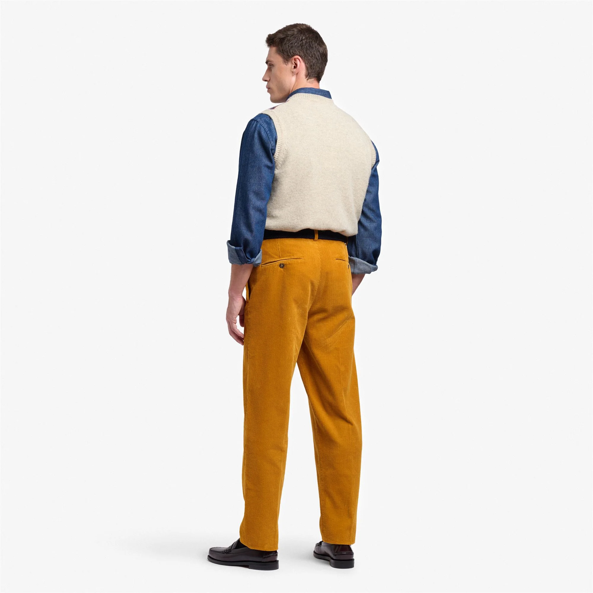 RENDON CORDUROY - Dresses - Chino - Man - Yellow Tan - Image 4