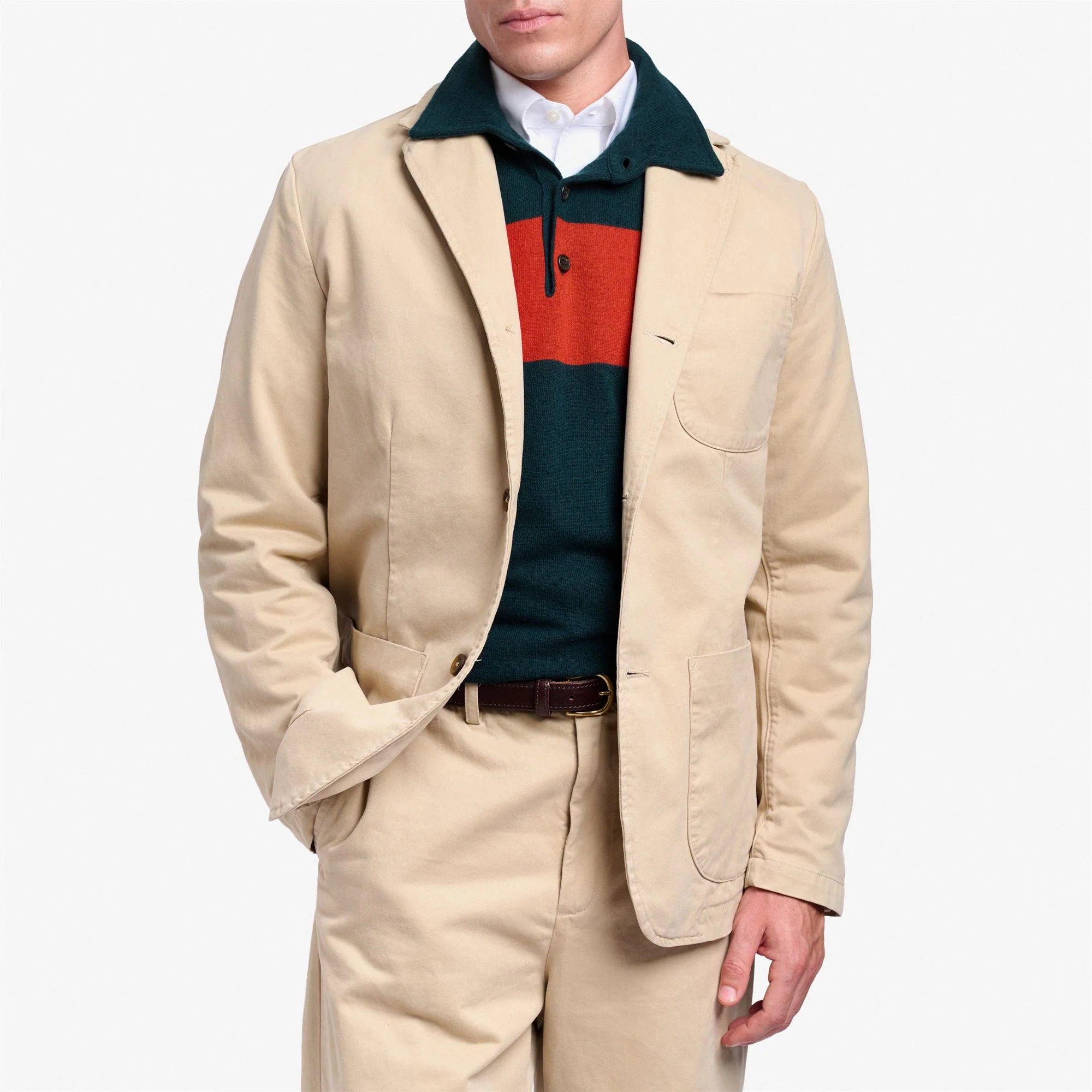 NASHVILLE TWILL - Dresses - Jacket - Unisex - Beige Safari - Image 3