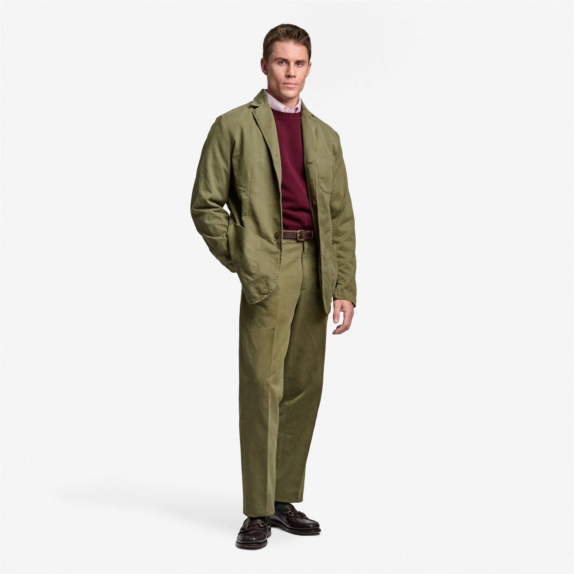 NASHVILLE TWILL - Dresses - Jacket - Unisex - Green Academia - Image 5