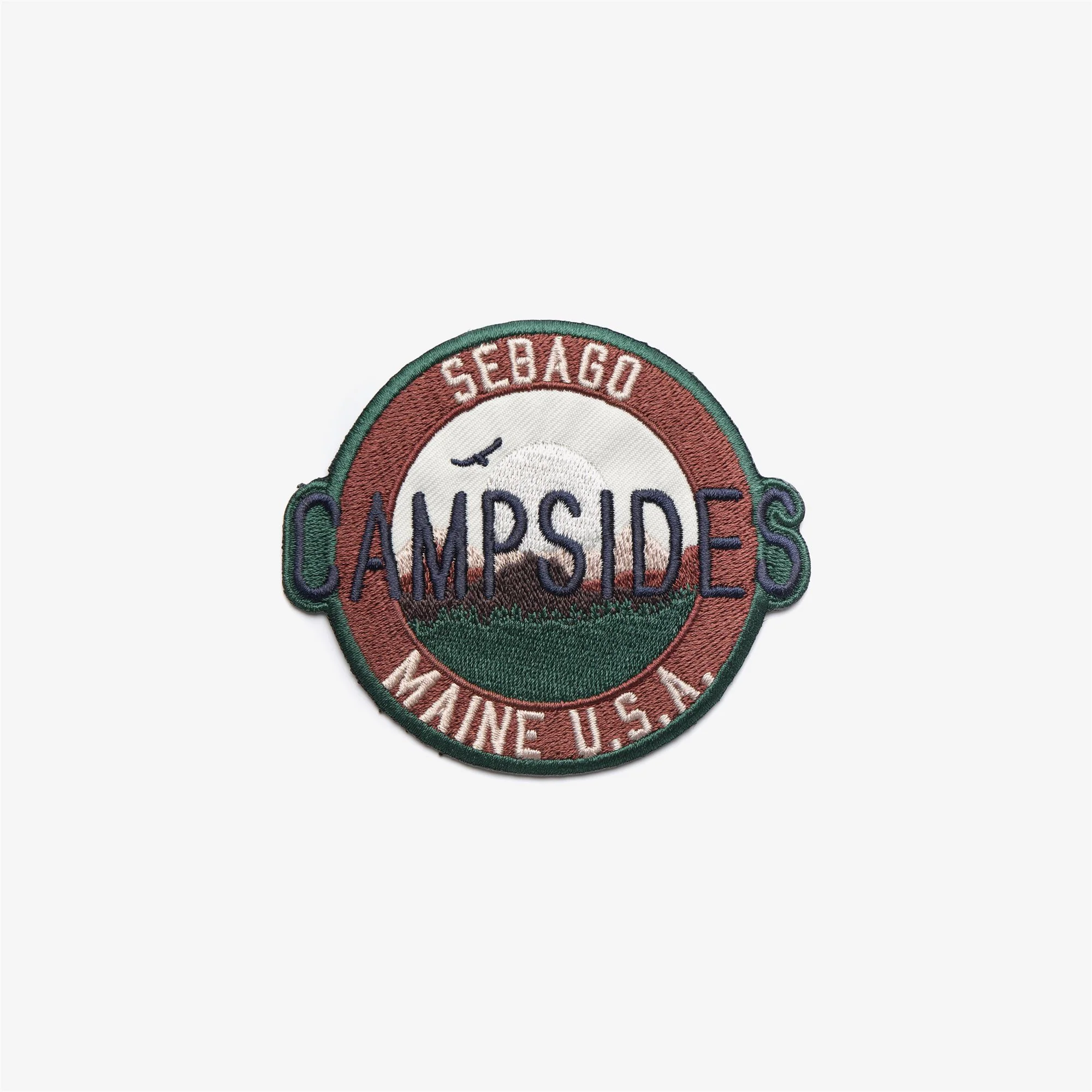 MAINE USA - External Decoration - Patch - Unisex - OFF WHITE-GREEN-BROWN