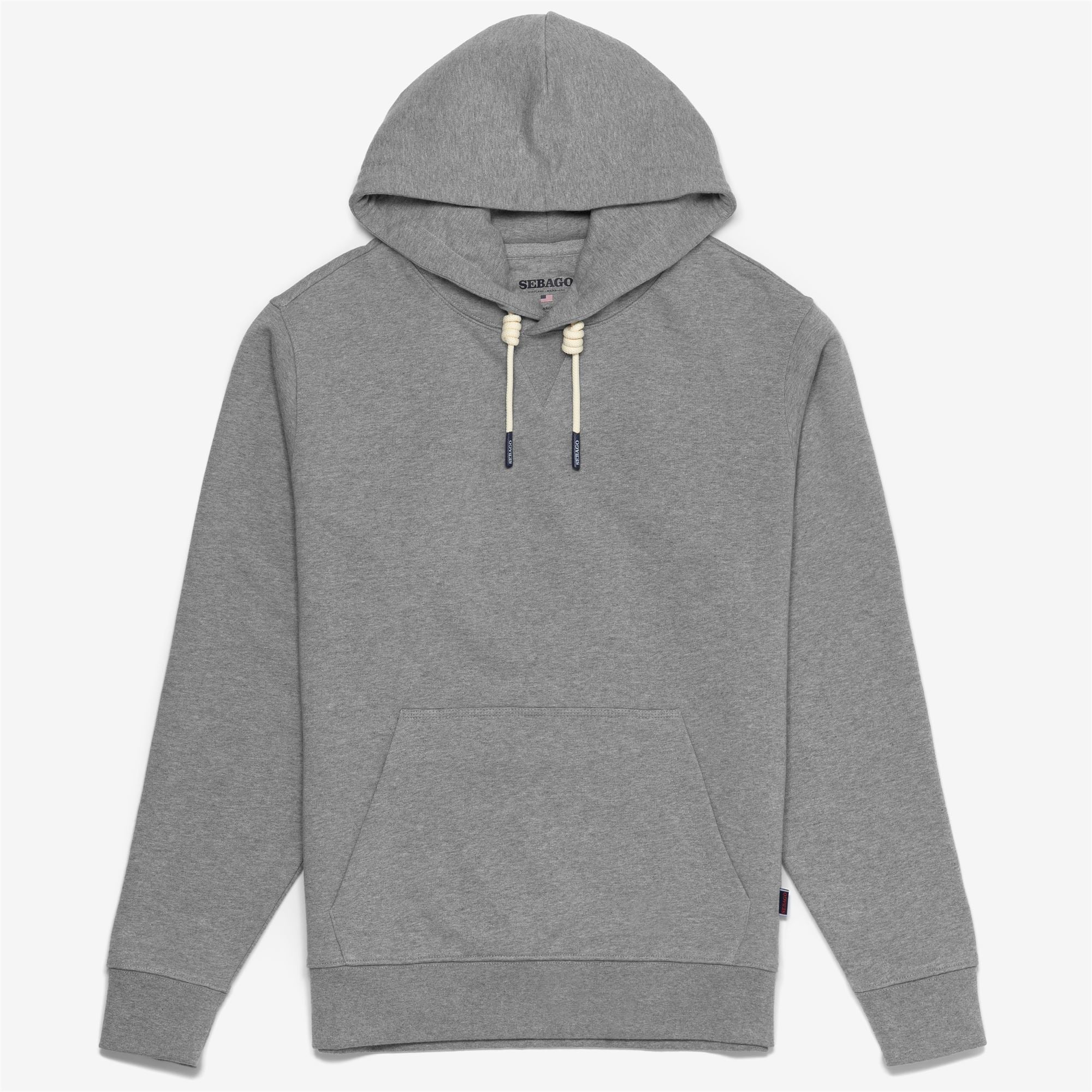 EBOWLINE - Fleece - Hoodie - Unisex - Grey Md Mel