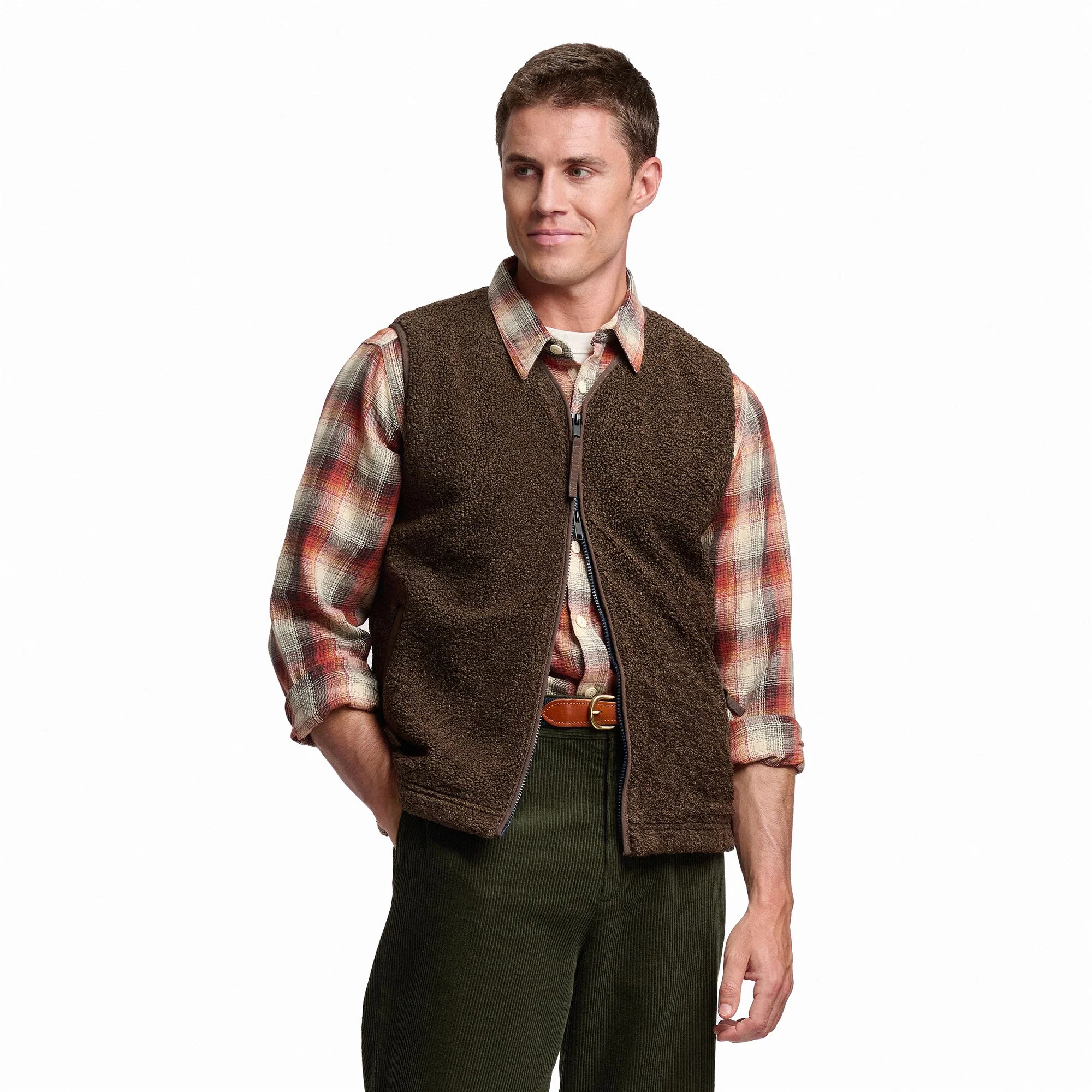 TREMONT - Fleece - Vest - Unisex - Brown Moro - Image 3