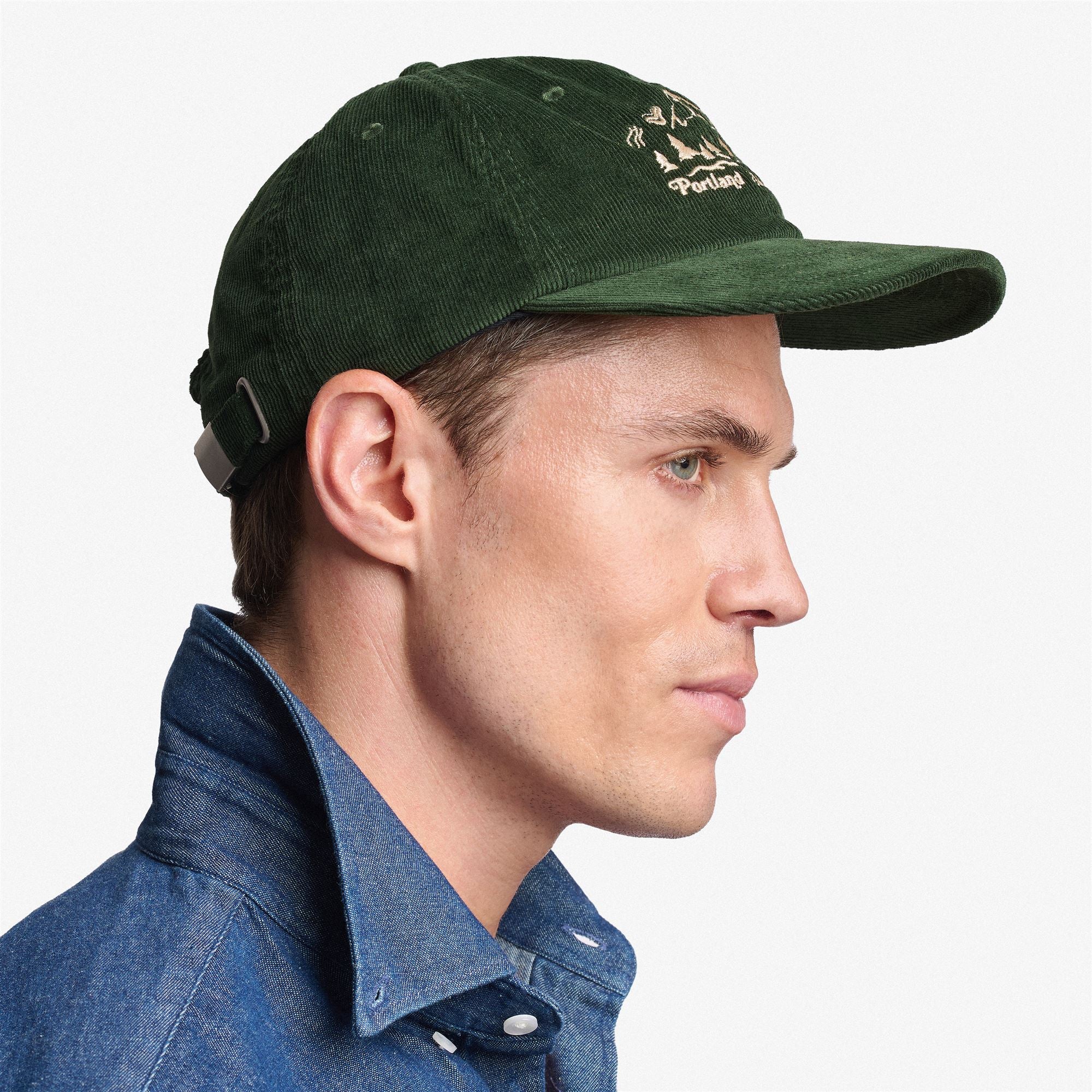 CONNOR CORDUROY - Headwear - Cap - Unisex - GREEN OLIVE MOUNTAIN - Image 5