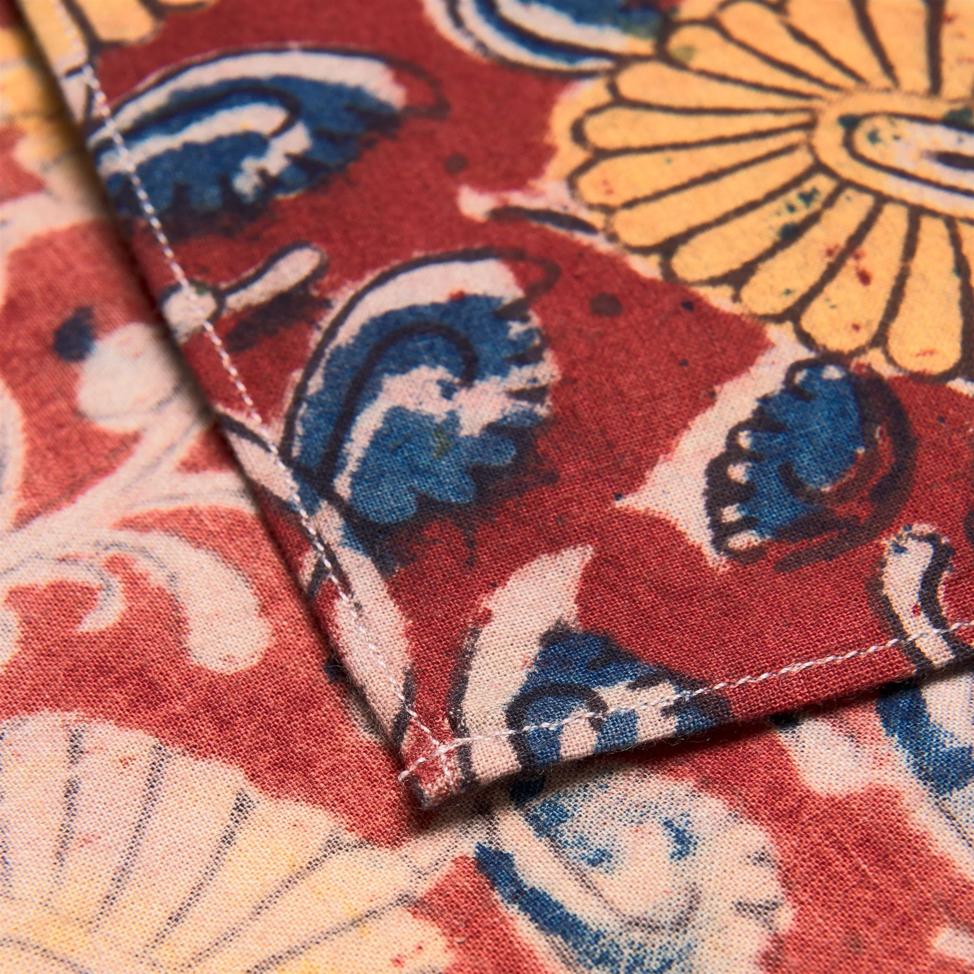LEBANON - Headwear - Bandana - Unisex - Fancy Red-Yellow-Blue - Image 2