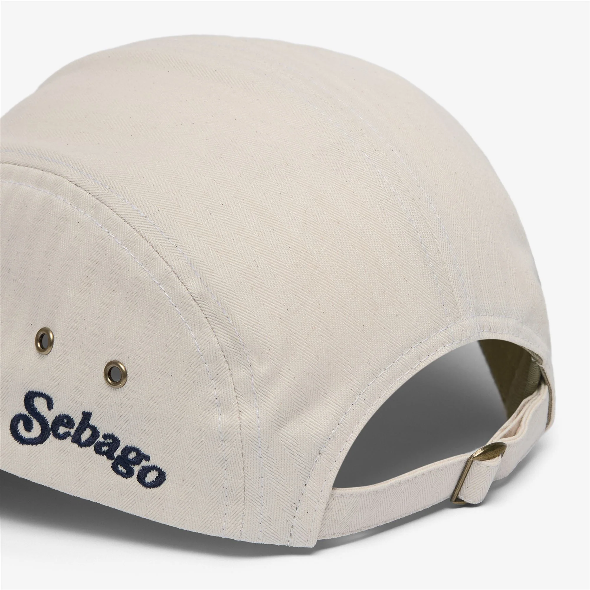 SWORDFISH HERRINGBONE - Headwear - Visor - Unisex - White Natural - Image 3