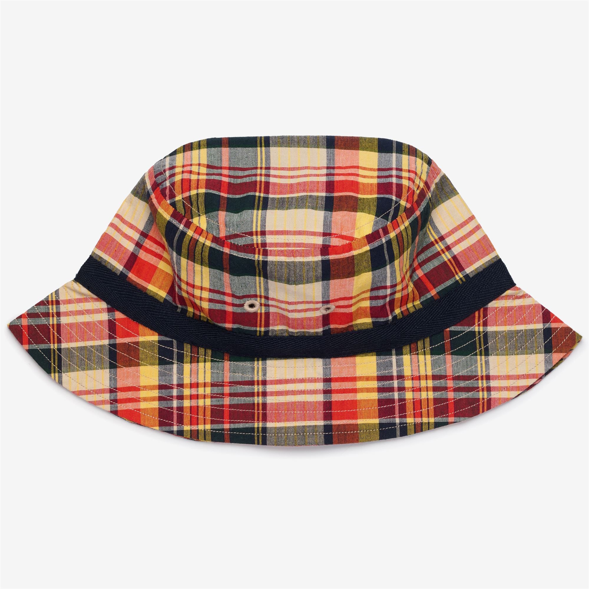 TOPSFIELD - Headwear - Cap - Unisex - FANCY MADRAS-Blue Marine-White Natural-Red Love-Yellow Spectra