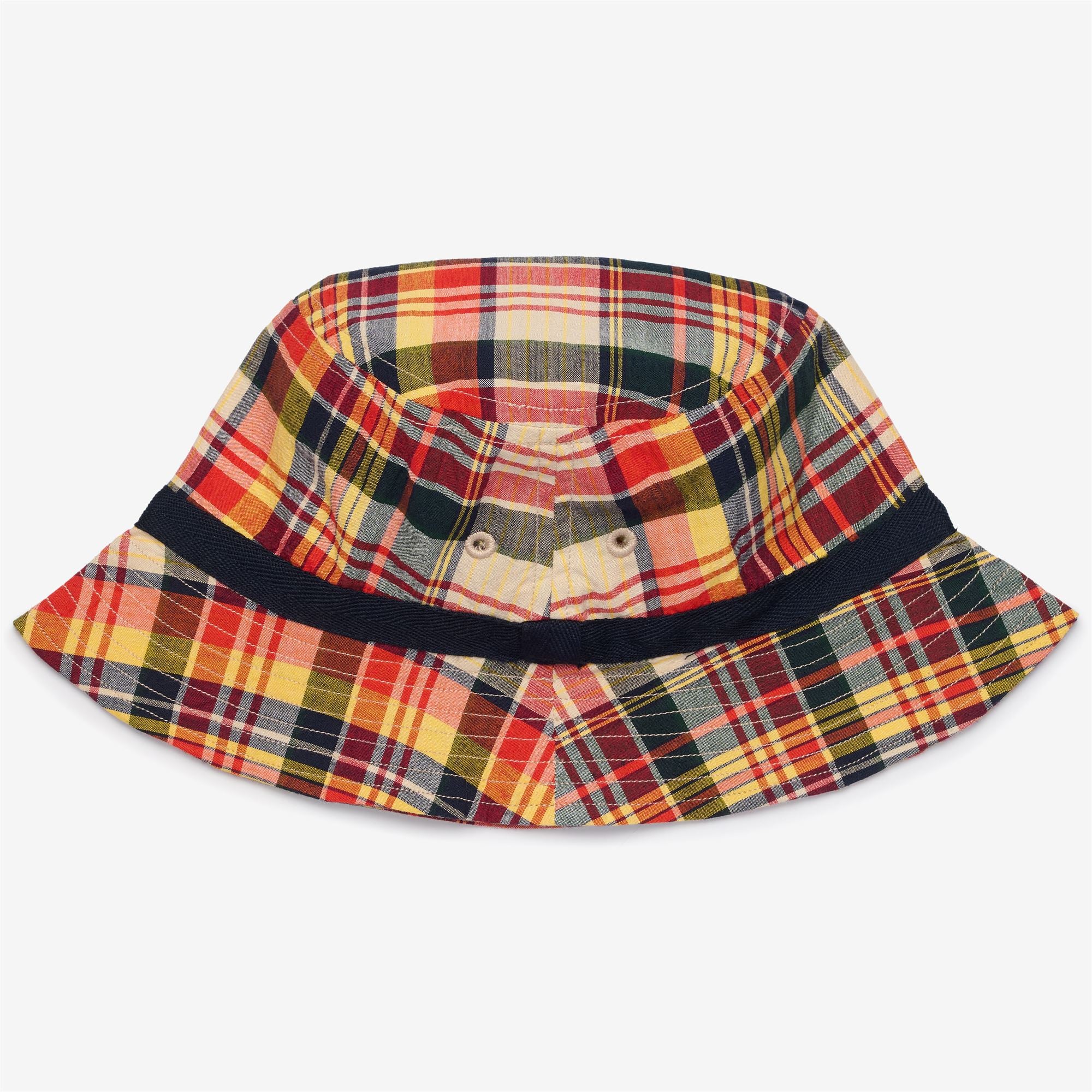 TOPSFIELD - Headwear - Cap - Unisex - FANCY MADRAS-Blue Marine-White Natural-Red Love-Yellow Spectra - Image 2