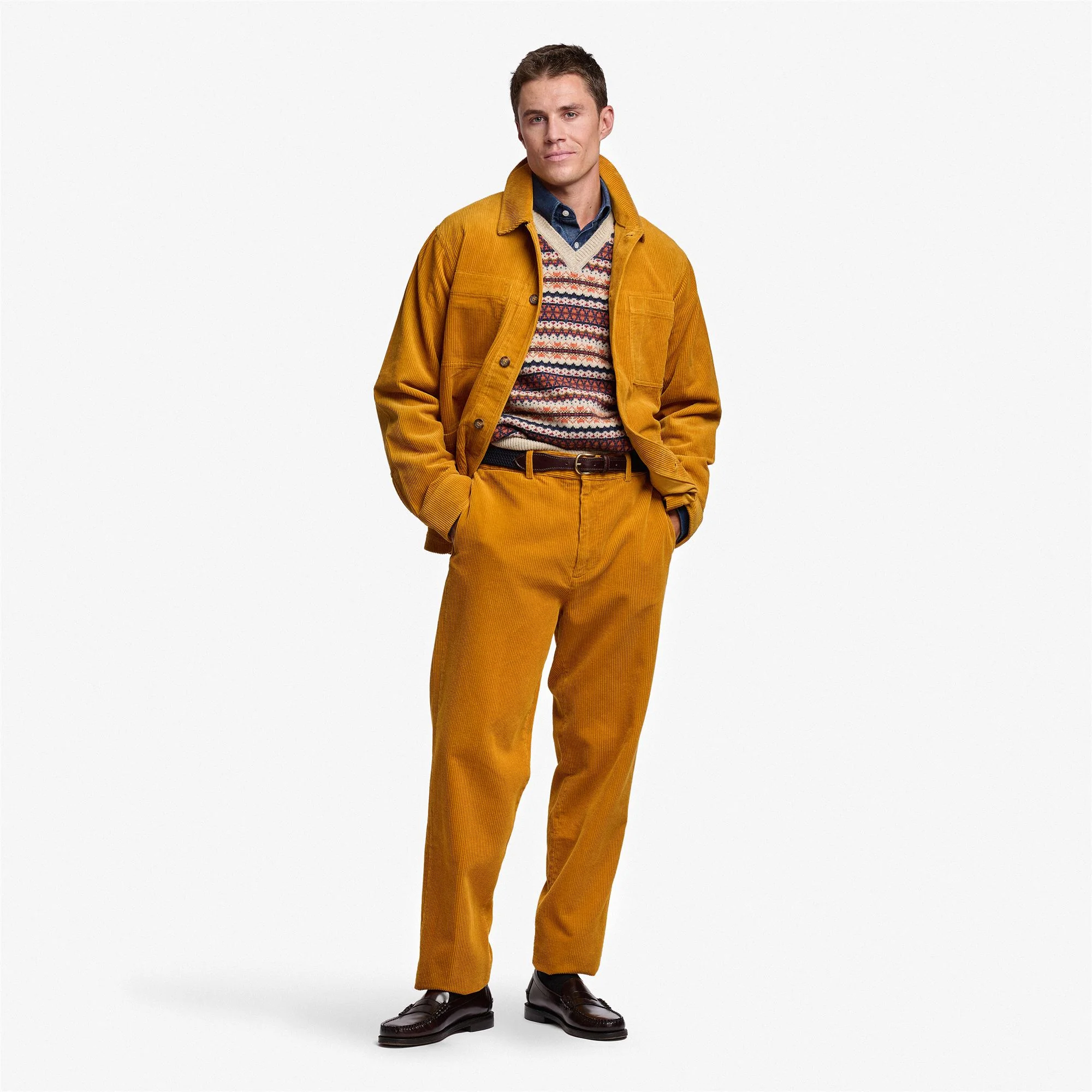 DORR CORDUROY - Jackets - Mid - Unisex - Yellow Tan - Image 7