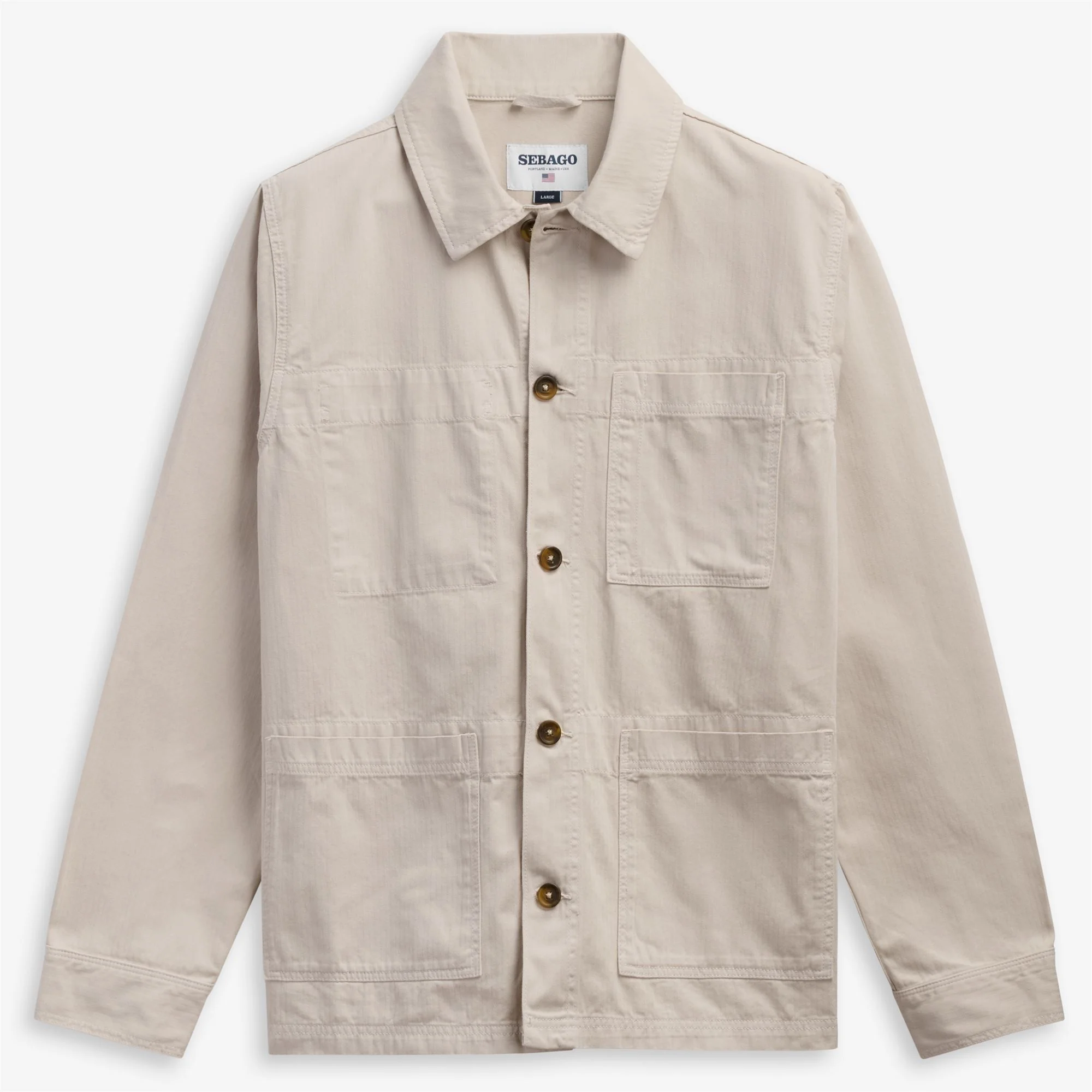 DORR HERRINGBONE - Jackets - Jacket - Unisex - Beige Gesso