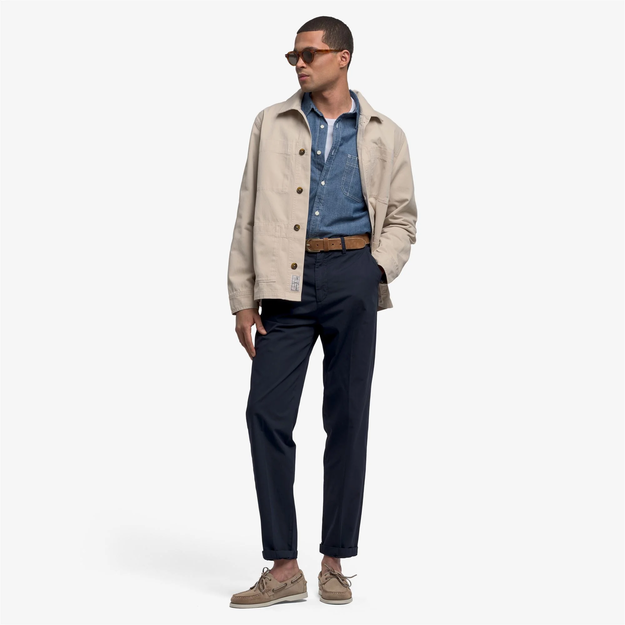 DORR HERRINGBONE - Jackets - Jacket - Unisex - Beige Gesso - Image 4