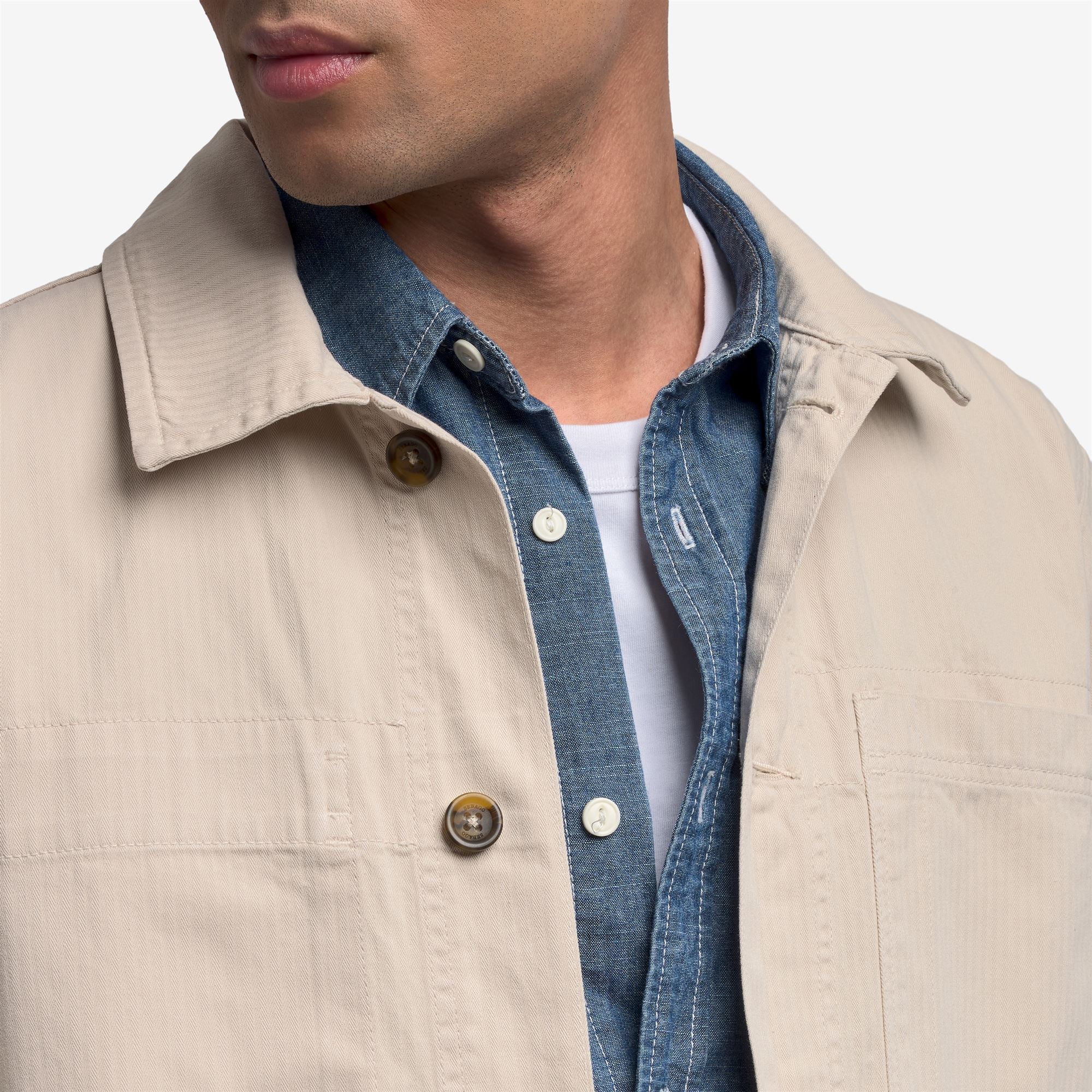 DORR HERRINGBONE - Jackets - Jacket - Unisex - Beige Gesso - Image 6