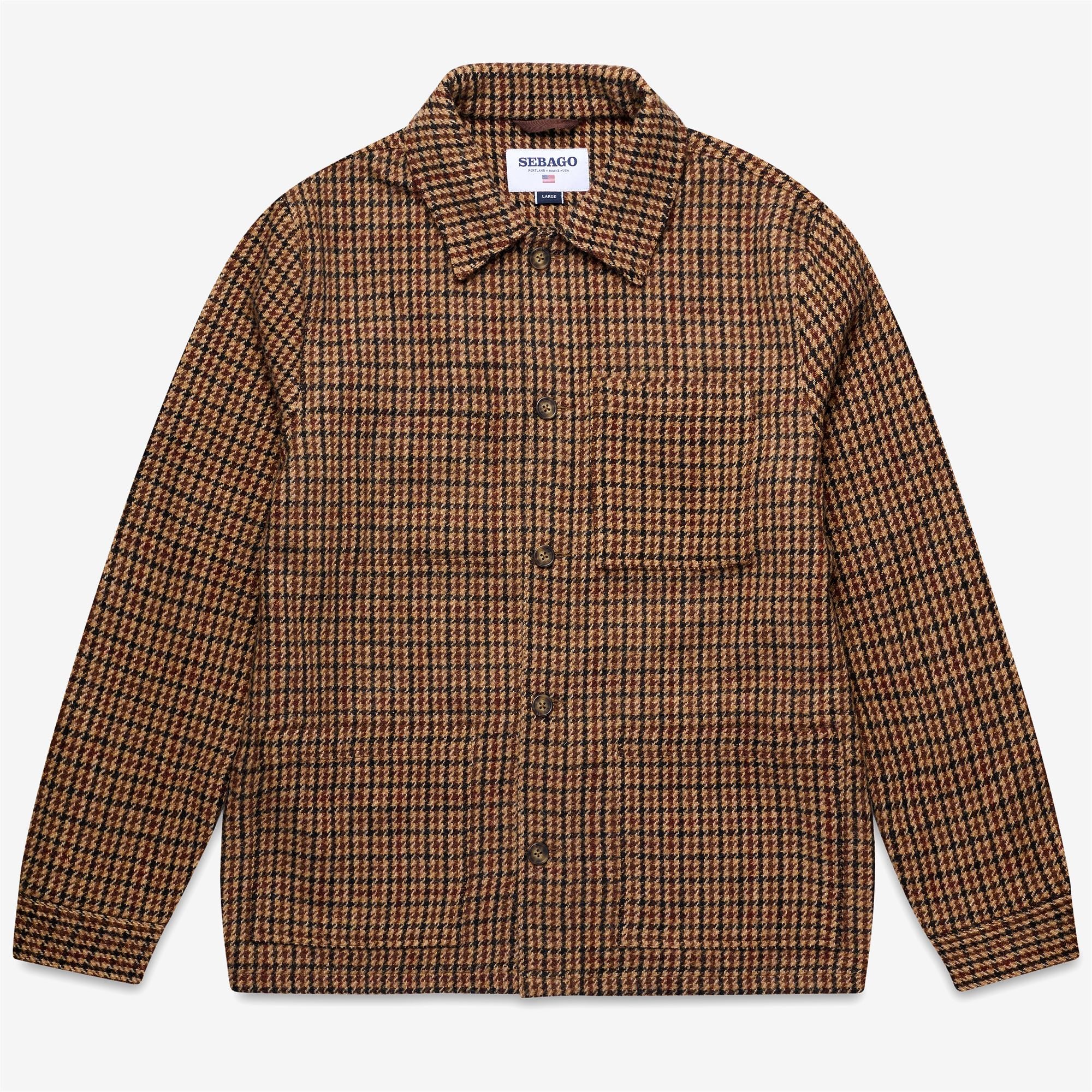DORR PIED DE POULE - Jackets - Mid - Unisex - Beige-Brown-Dk Navy