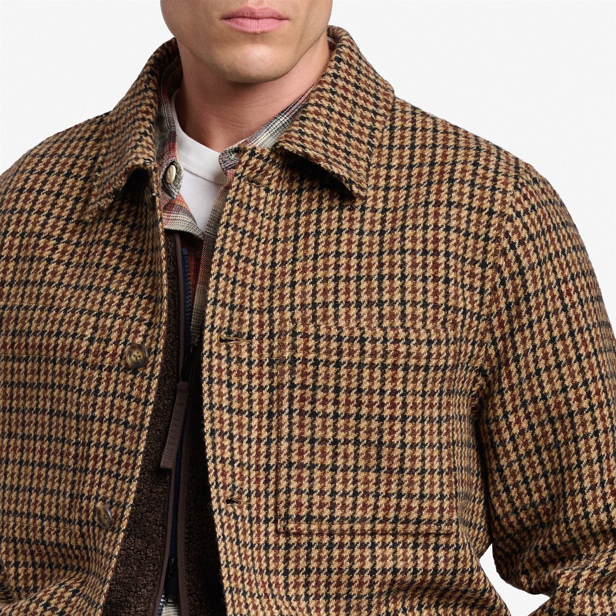DORR PIED DE POULE - Jackets - Mid - Unisex - Beige-Brown-Dk Navy - Image 5