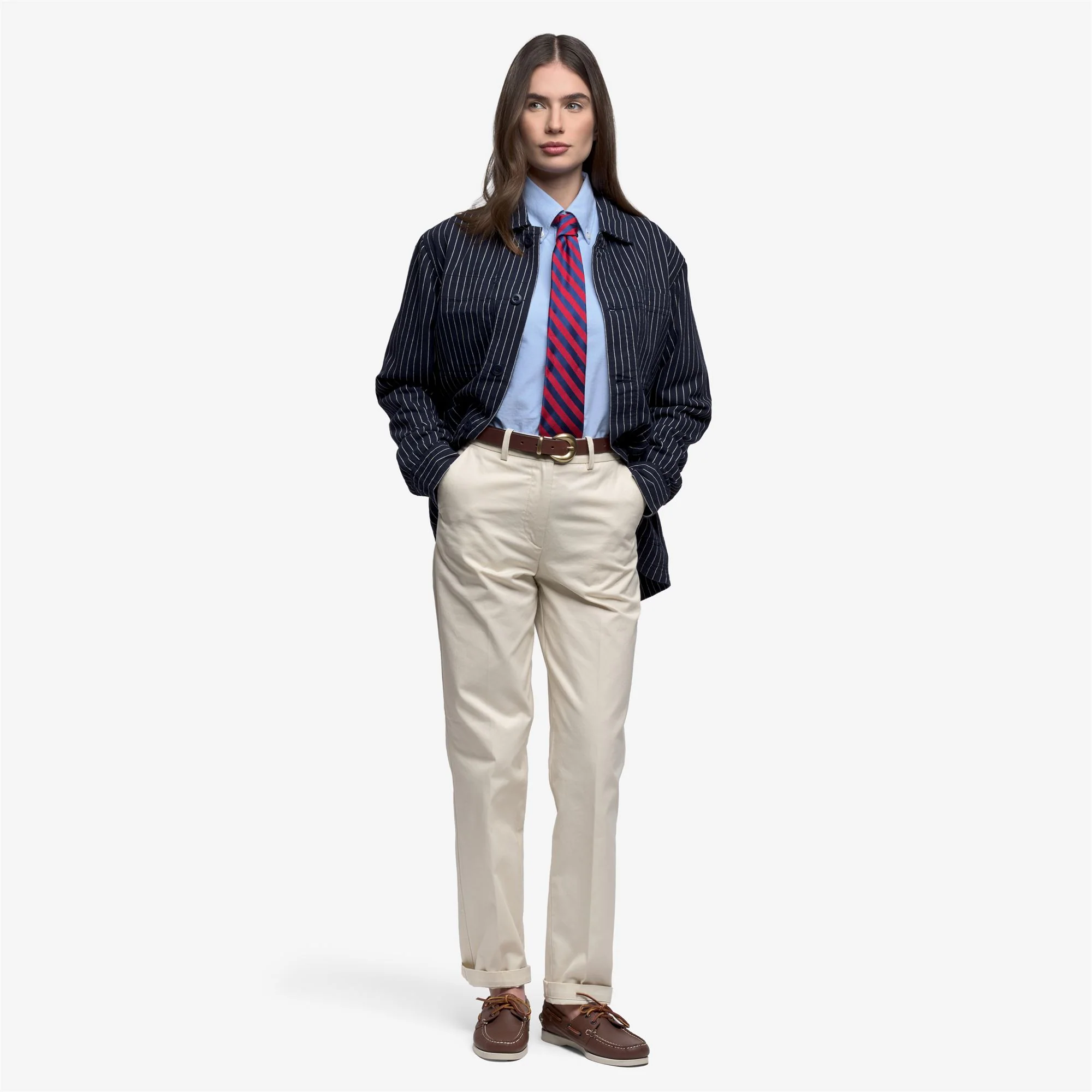 DORR STRIPES - Jackets - Mid - Unisex - BLUE-WHITE NATURAL - Image 4