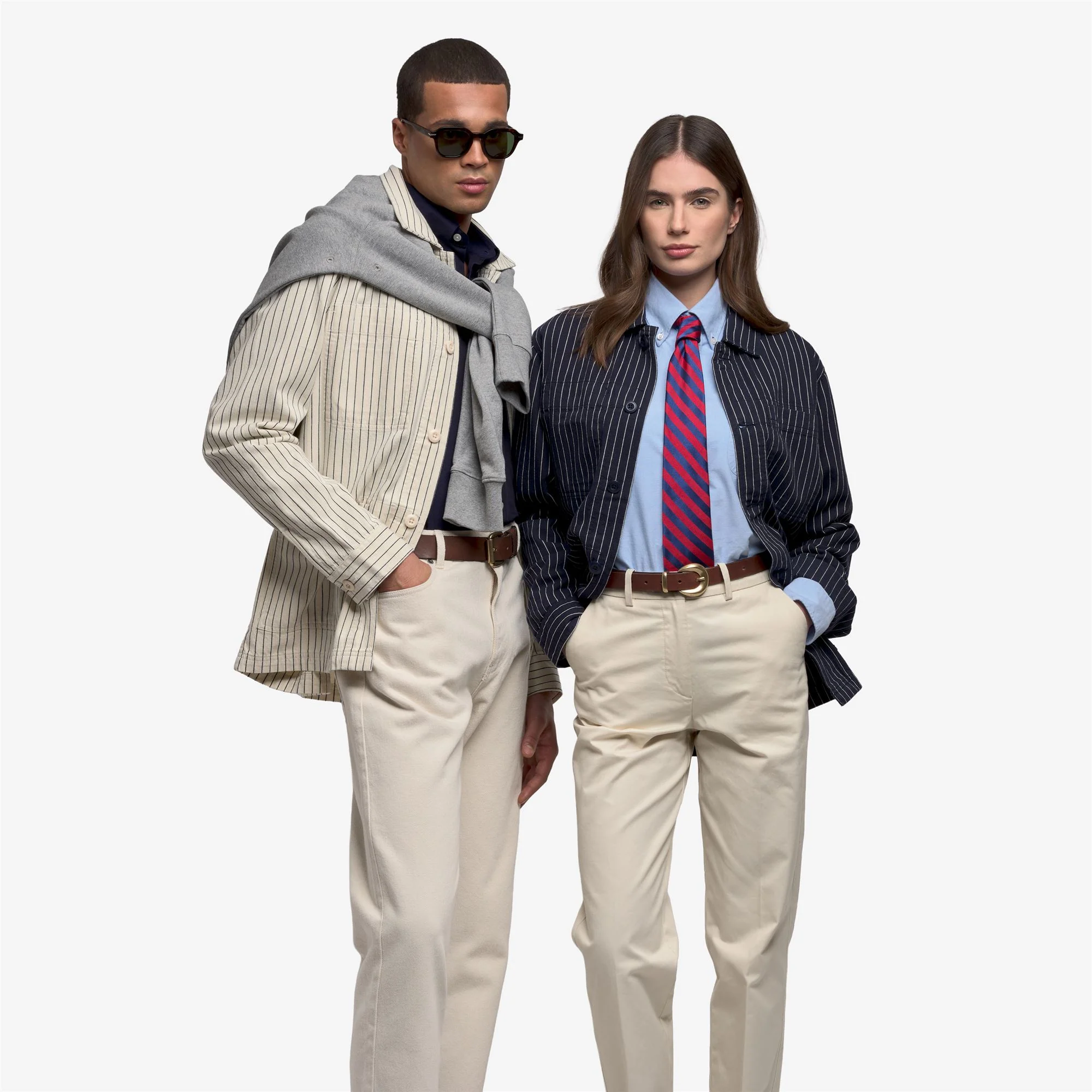 DORR STRIPES - Jackets - Mid - Unisex - BLUE-WHITE NATURAL - Image 6