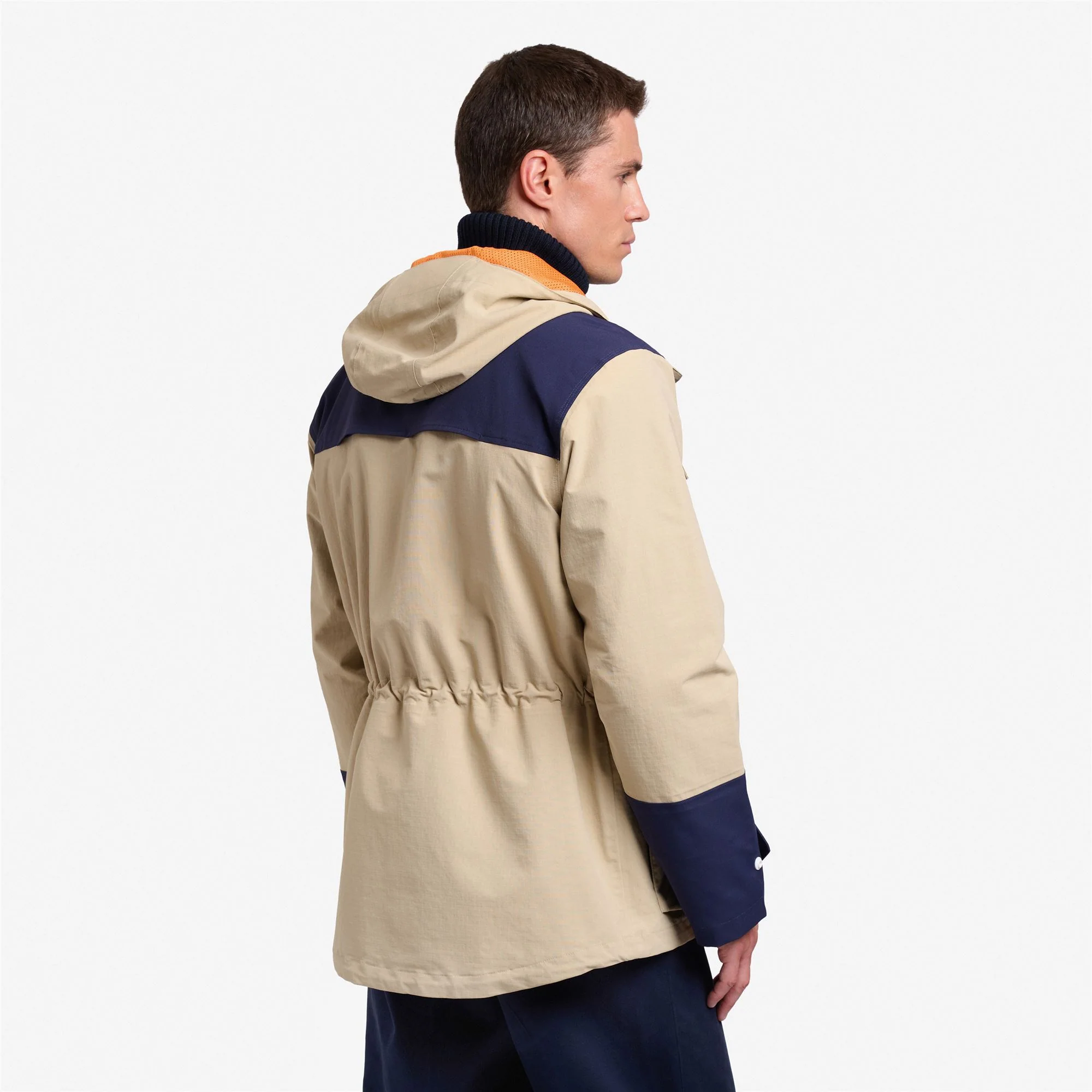 HURRICANE DIAZ - Jackets - 3/4 Length - Unisex - BEIGE-NAVY-ORANGE - Image 5