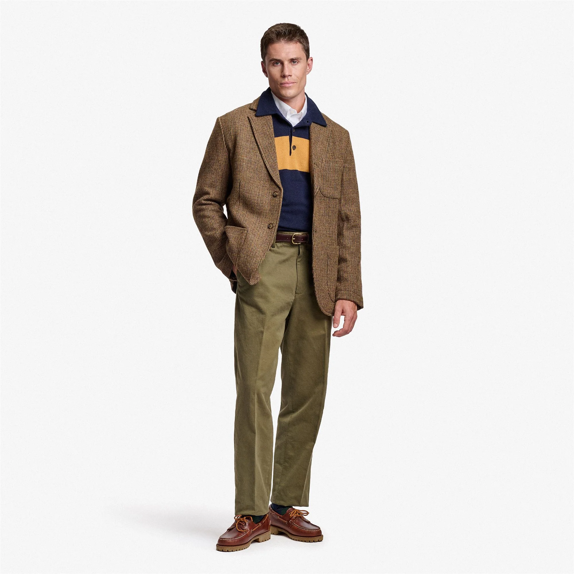 NEDDICK MICROPIEDDEPOULE - Jackets - Jacket - Unisex - Beige-Brown-Dk Navy - Image 5