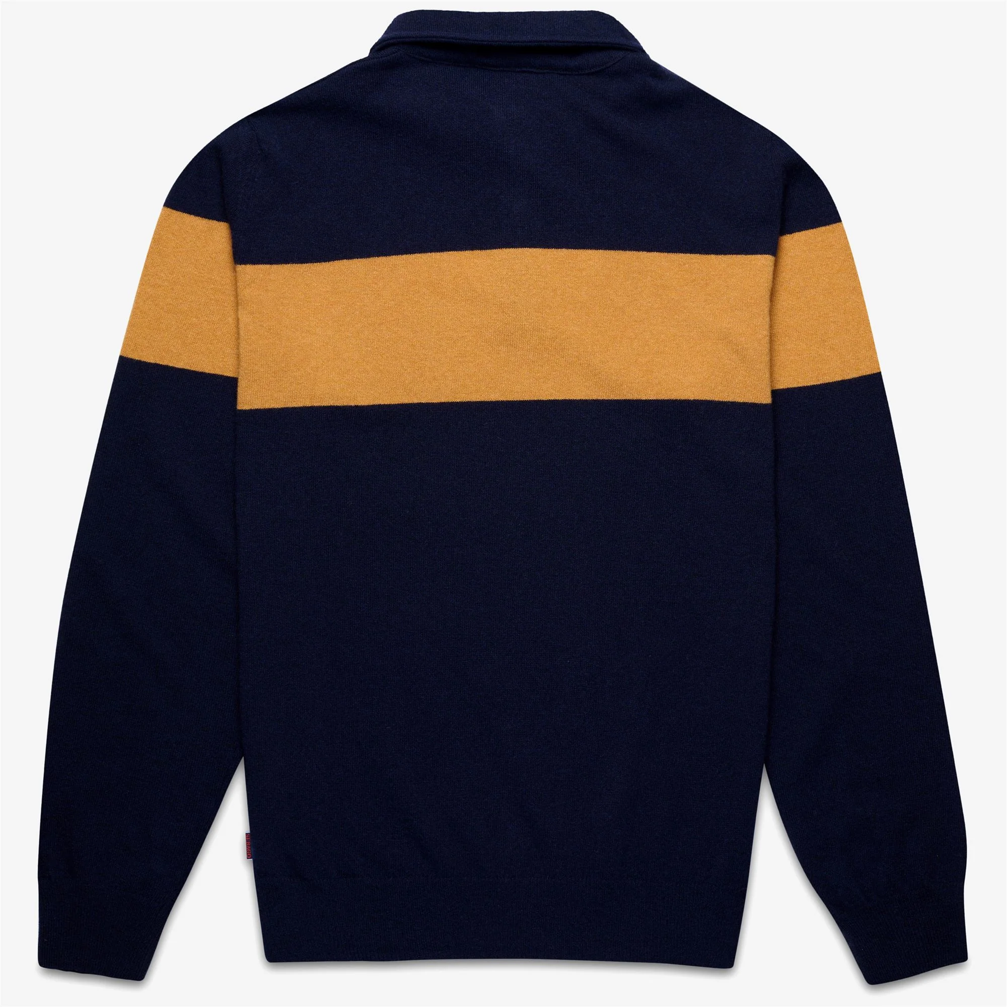 MARSHILL - Knitwear - Polo - Unisex - Blue Dk-Yellow - Image 2