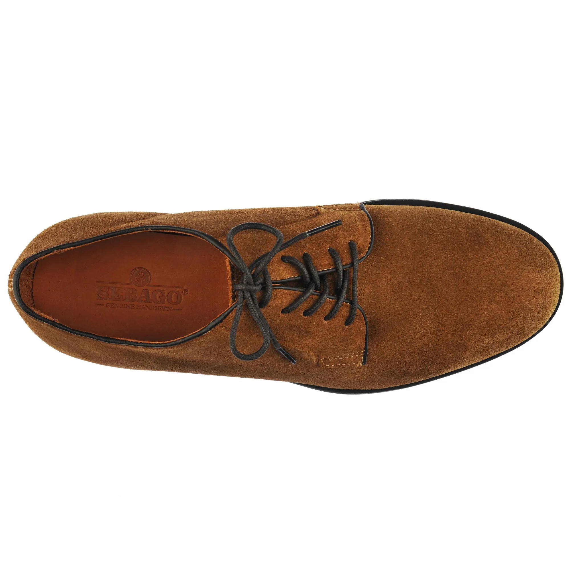 WINTHROP SUEDE - Laced Shoes - Low Cut - Man - Brown Cognac-Brown Brique - Image 4