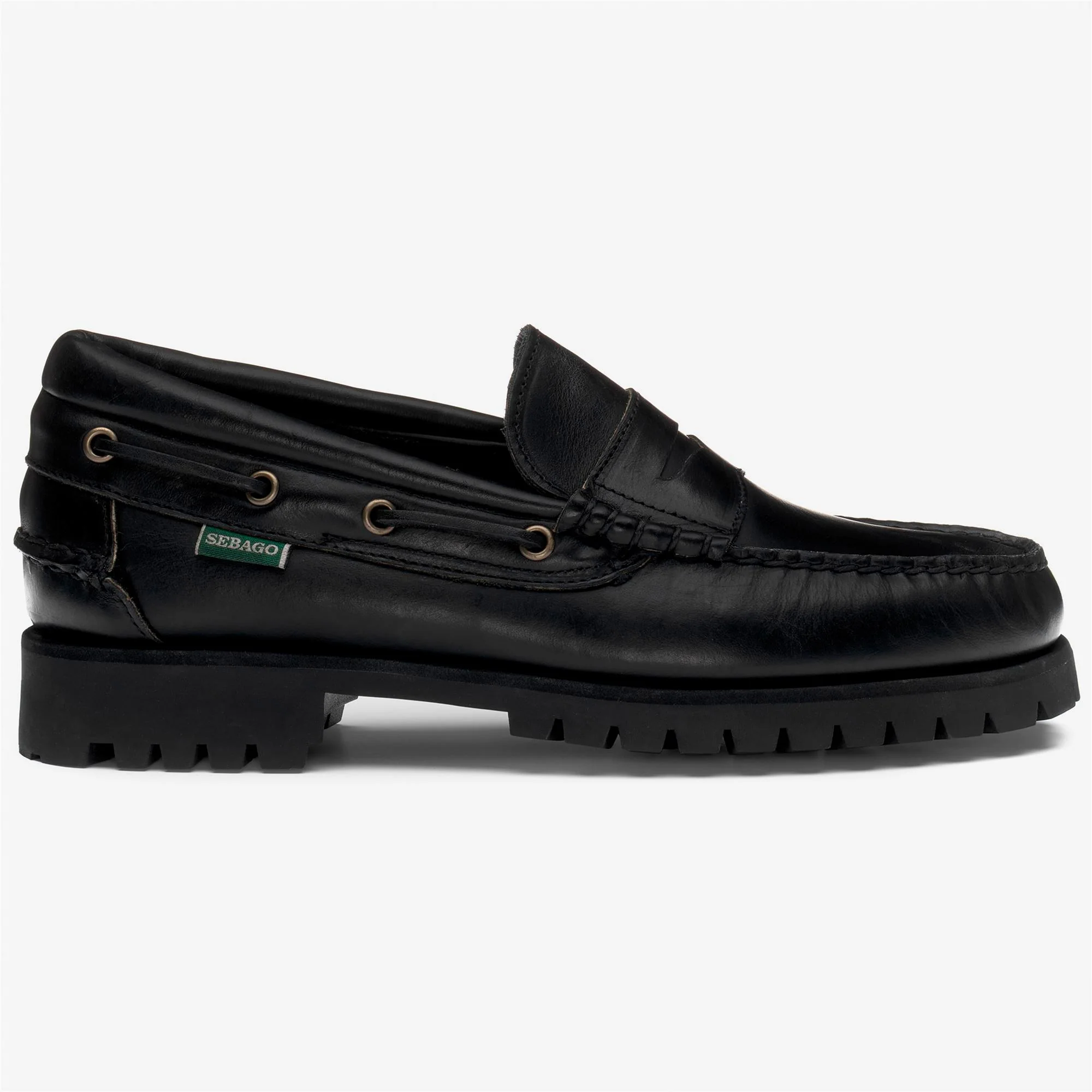 ACADIA MOCCASIN - Docksides - Moccasin - Man - Total Black-Black