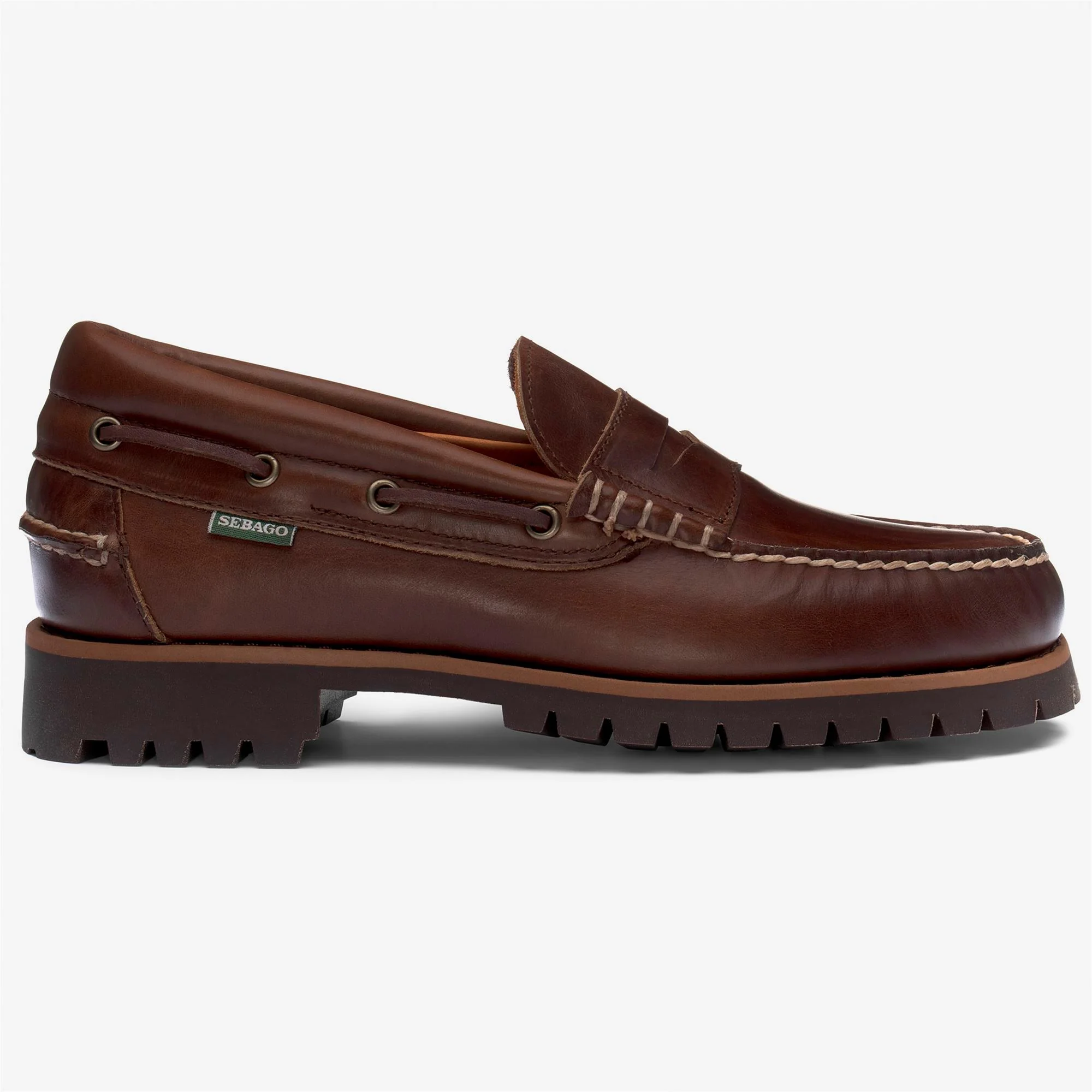 ACADIA MOCCASIN - Docksides - Moccasin - Man - Total Dk Brown-Brown Seal