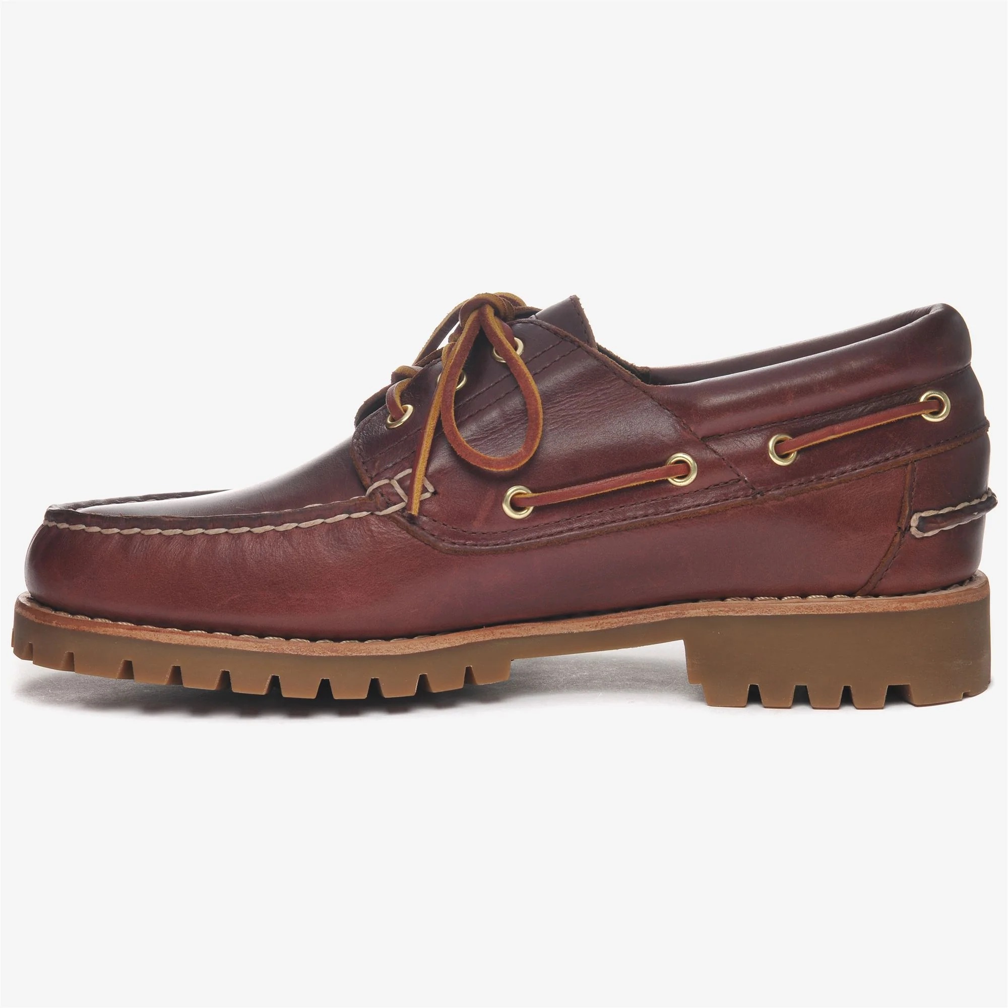 ACADIA PREMIUM - Docksides - Moccasin - Man - Brown Burgundy-Burgundy - Image 3