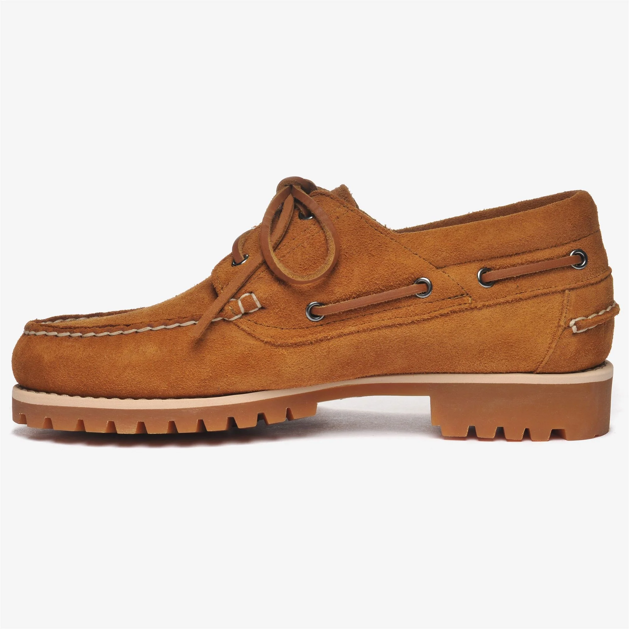ACADIA SUEDE - Docksides - Moccasin - Man - Brown Tan - Image 3