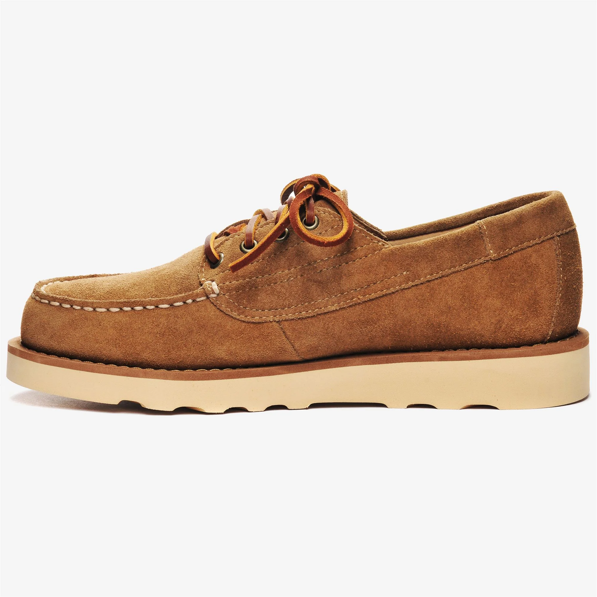 ASKOOKFIELD SUEDE - Moc - Low Cut - Man - Beige Camel-Beige Taffy - Image 3