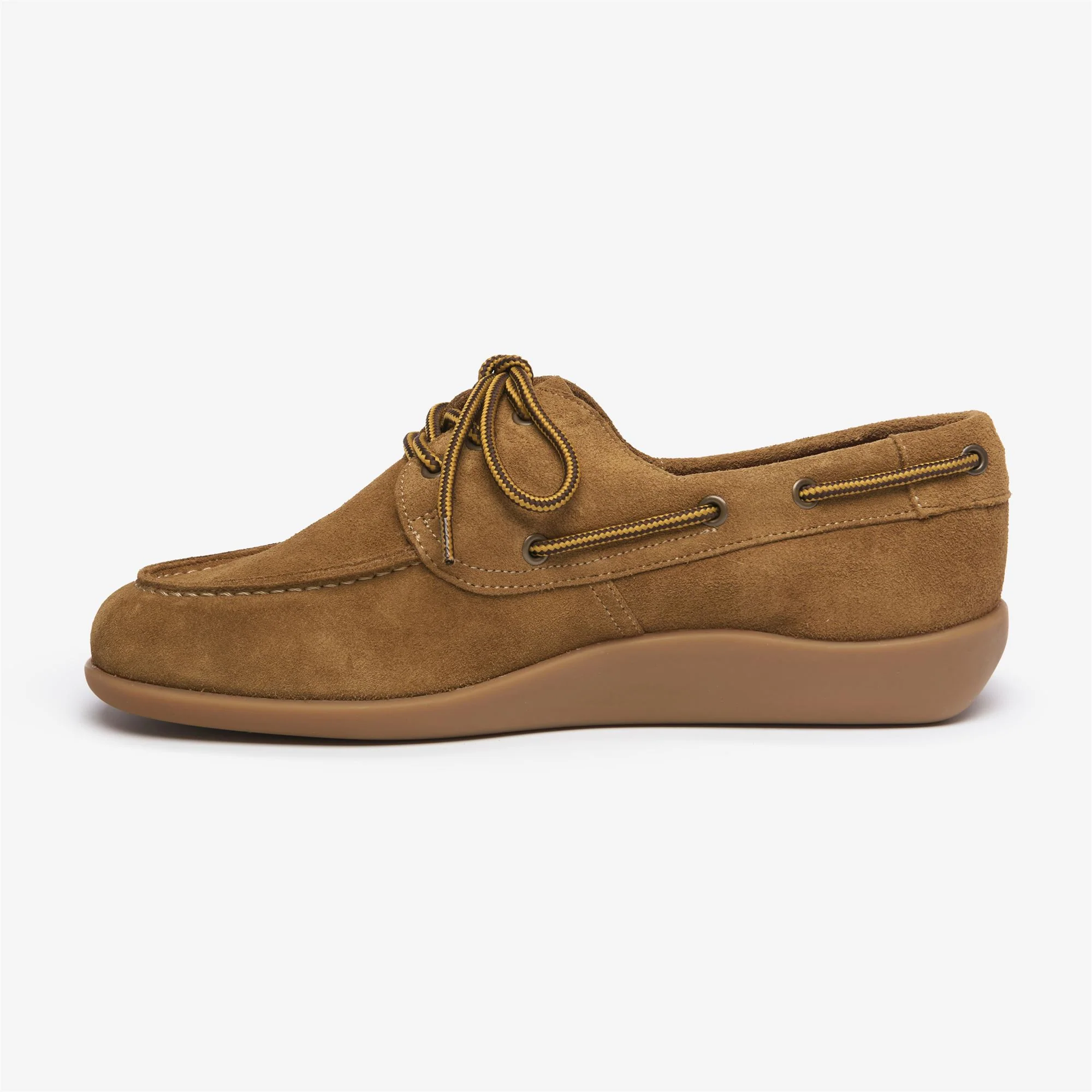GARY JOBSON SUEDE - Docksides - Moccasin - Man - Brown Cathay - Image 3