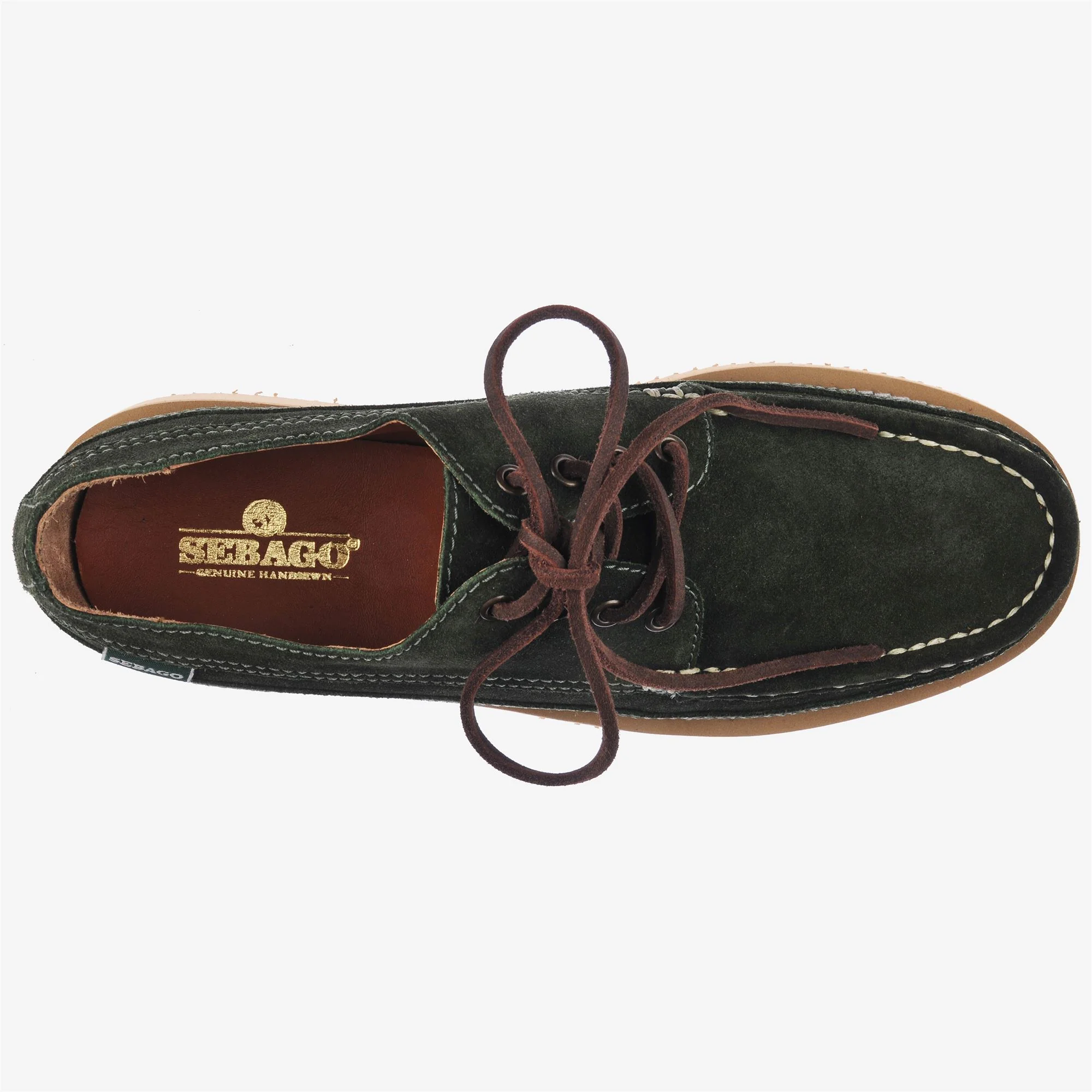 MAKWA SUEDE - Docksides - Moccasin - Man - Green Dk Depths - Image 4