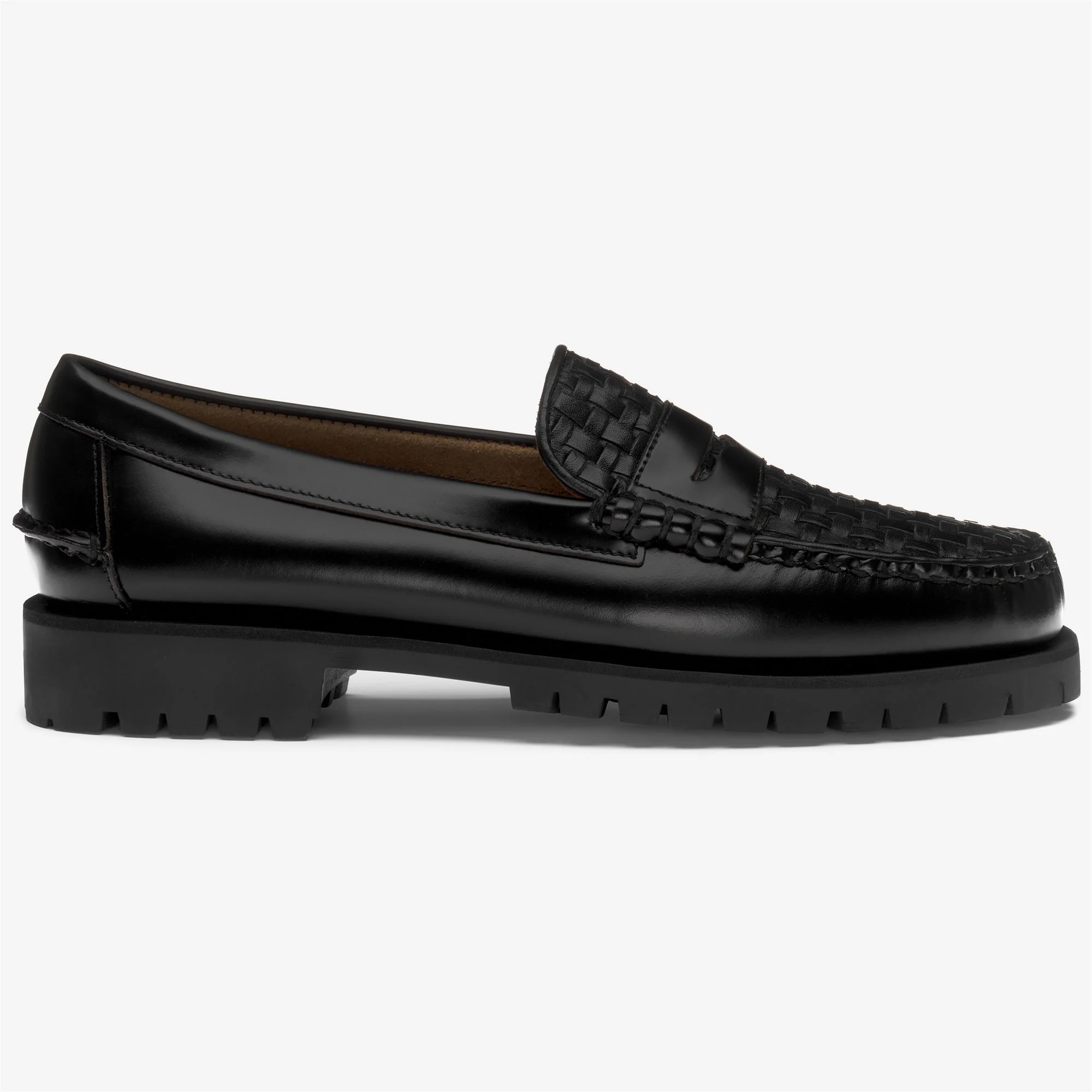 OTIS VAMP LUG - Moc - Moccasin - Man - Black